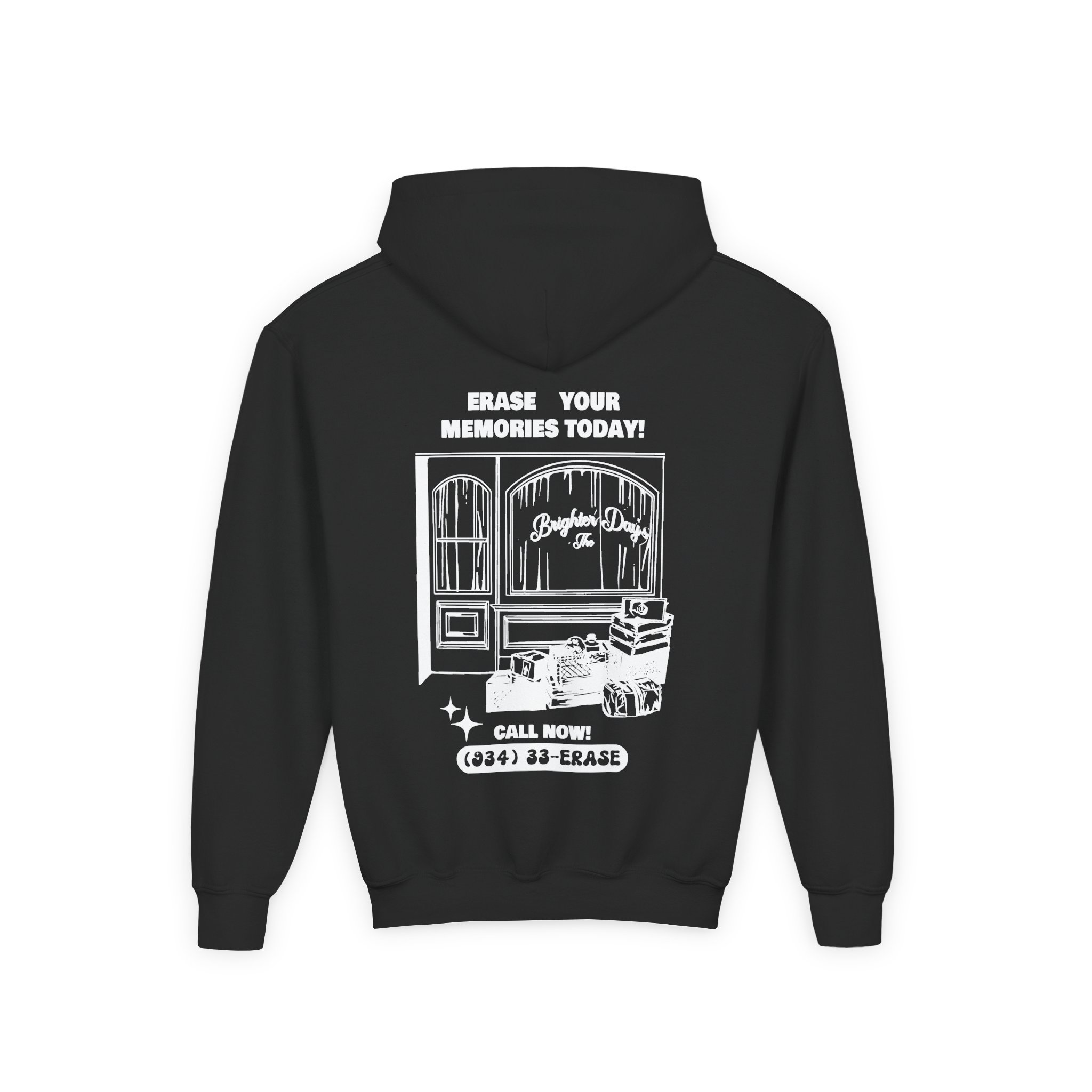 AG Brighter Days Storefront Youth Heavy Blend Hooded Sweatshirt - Image 2