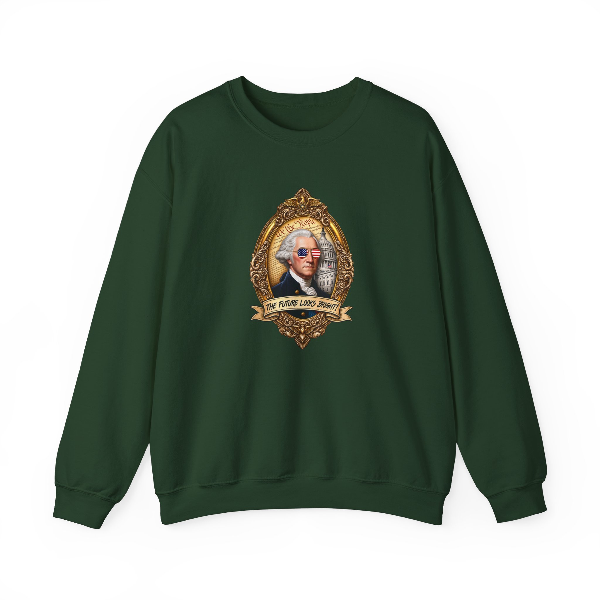 Valuetainment George Washington Unisex Heavy Blend™ Crewneck Sweatshirt - Image 9