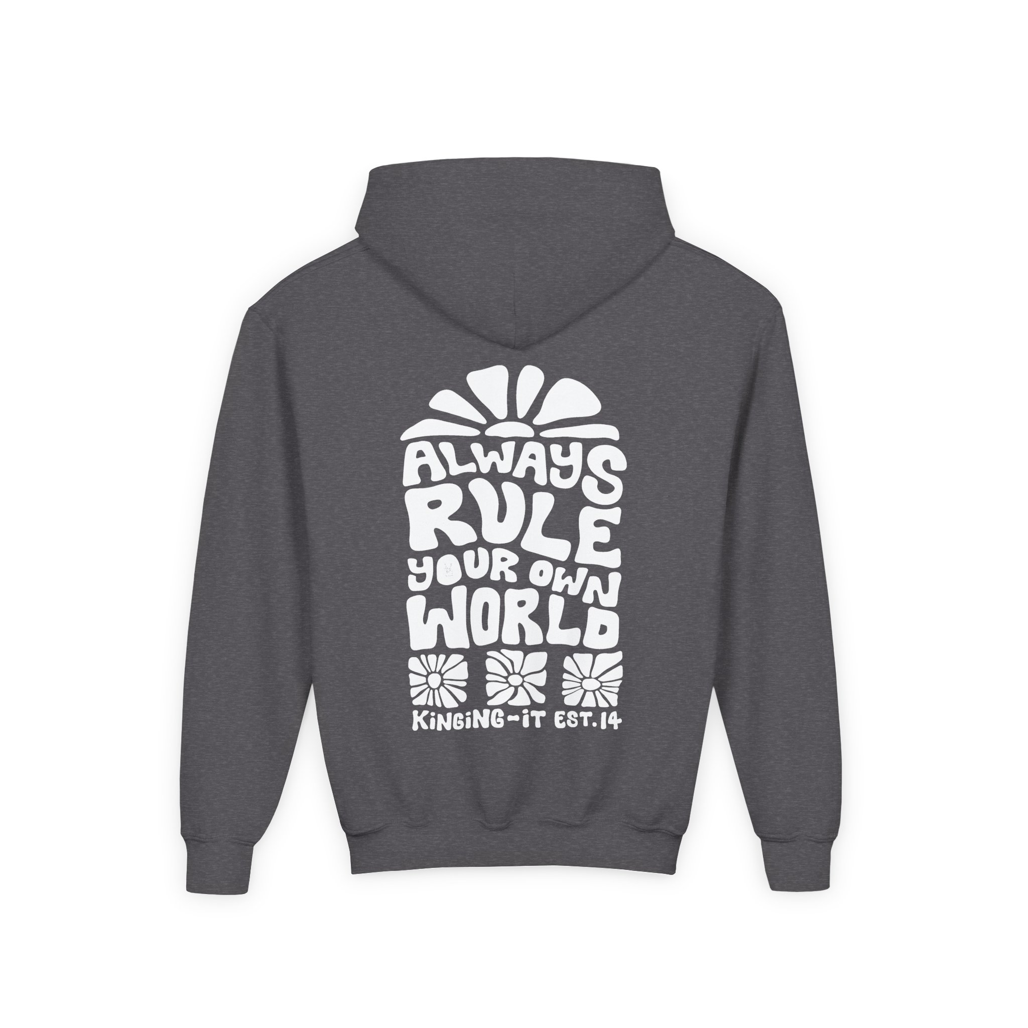 Kinging It Ryow Youth Heavy Blend Hooded Sweatshirt - Image 8