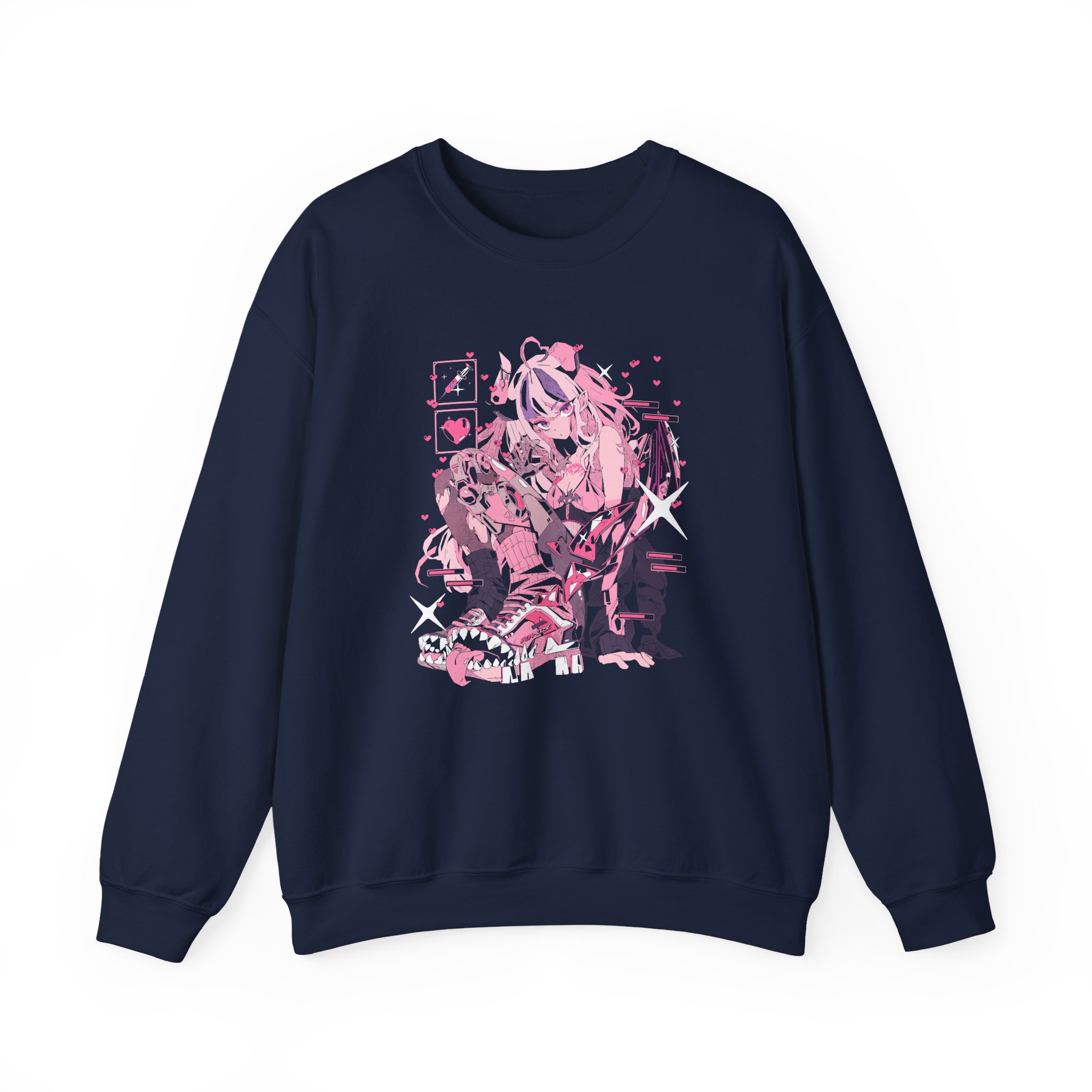 Ironmouse Cyber Unisex Heavy Blend™ Crewneck Sweatshirt - Image 5