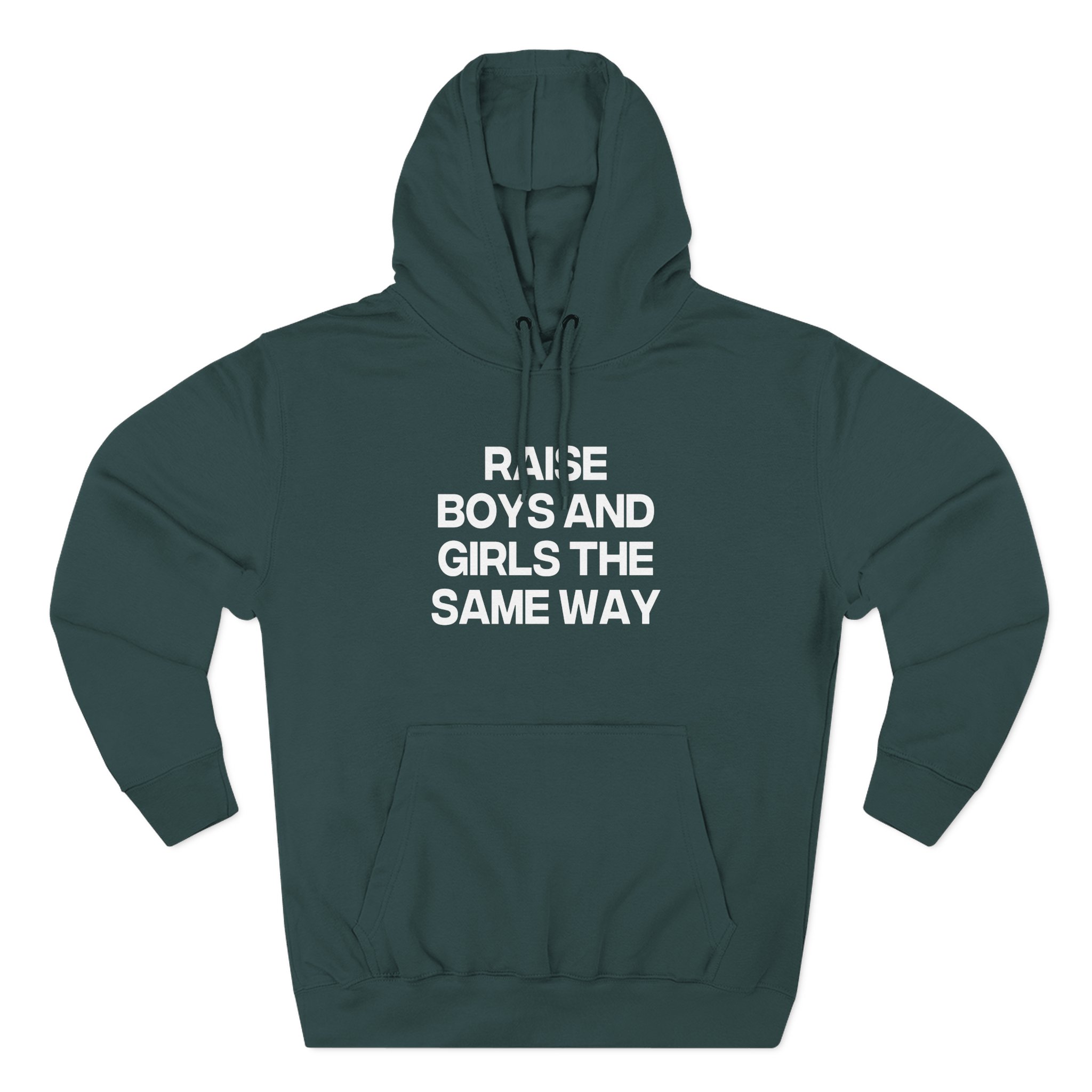 Jenny Holzer Raise the Same Way Three-Panel Fleece Hoodie - Image 7
