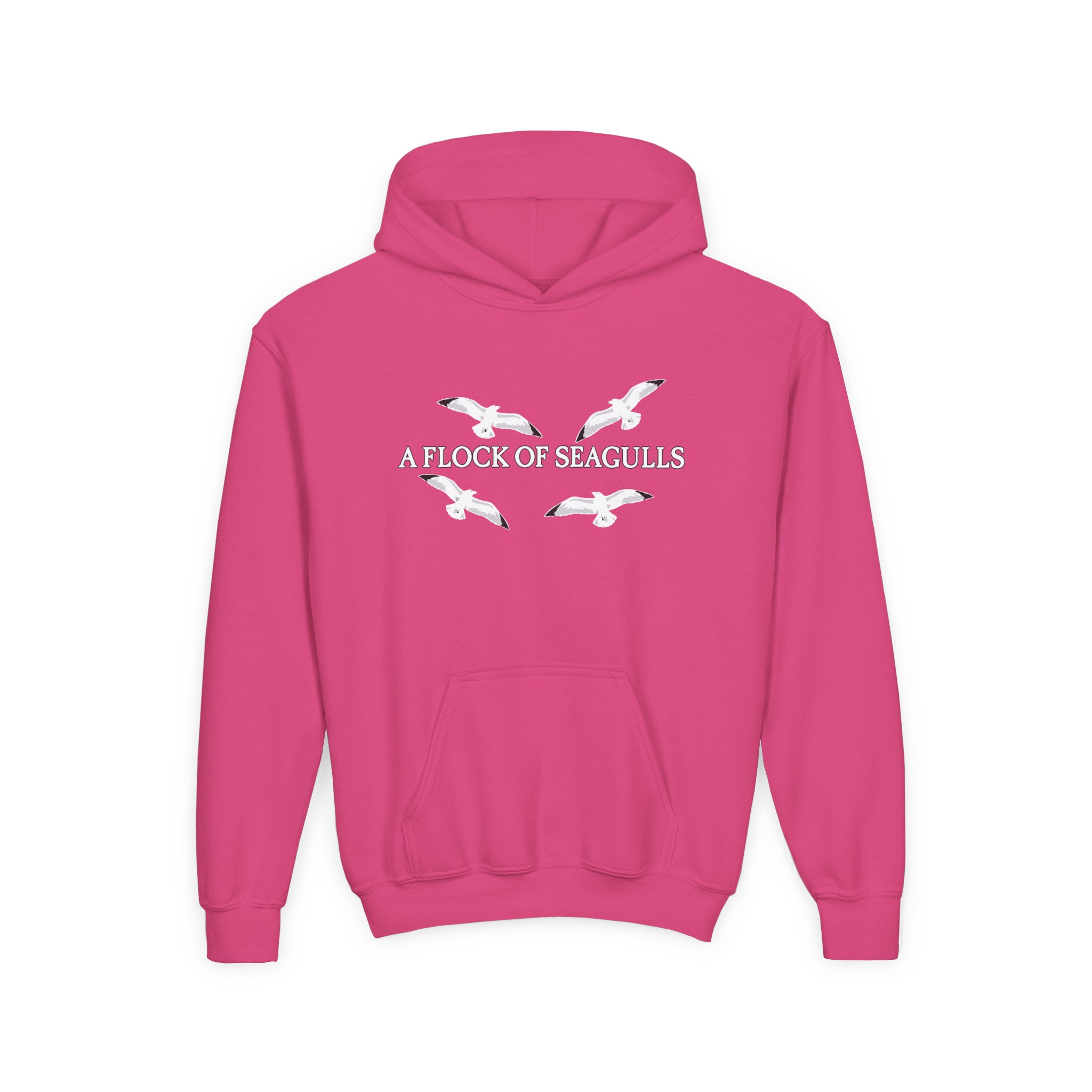 A Flock of Seagulls “Seagulls” Youth Heavy Blend Hooded Sweatshirt - Image 17