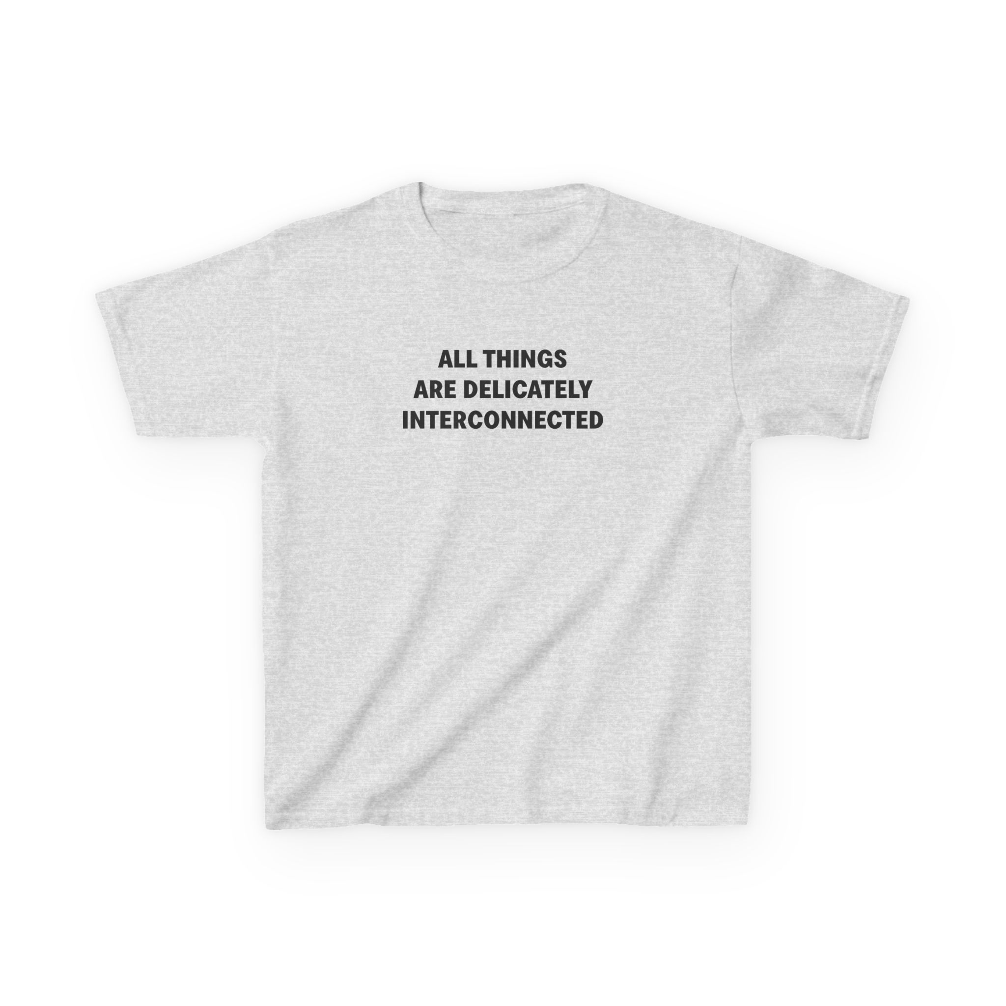 Jenny Holzer All Things Are Delicately Interconnected Kids Heavy Cotton™ Tee - Image 5
