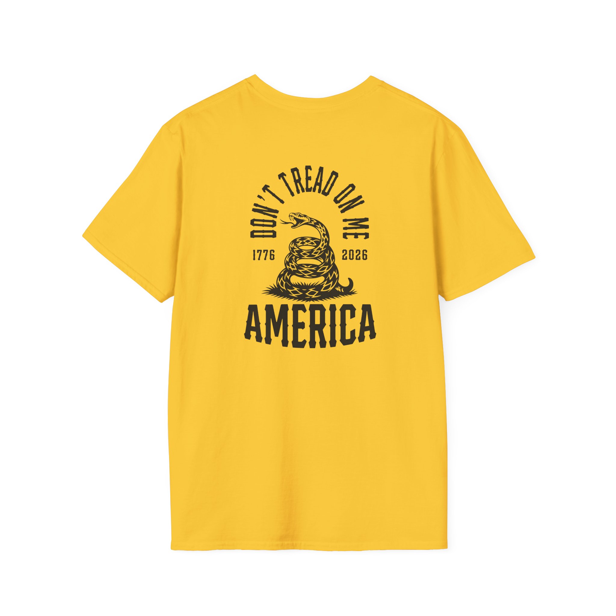 Valuetainment Don't Tread on Me Unisex Softstyle T-Shirt - Image 14
