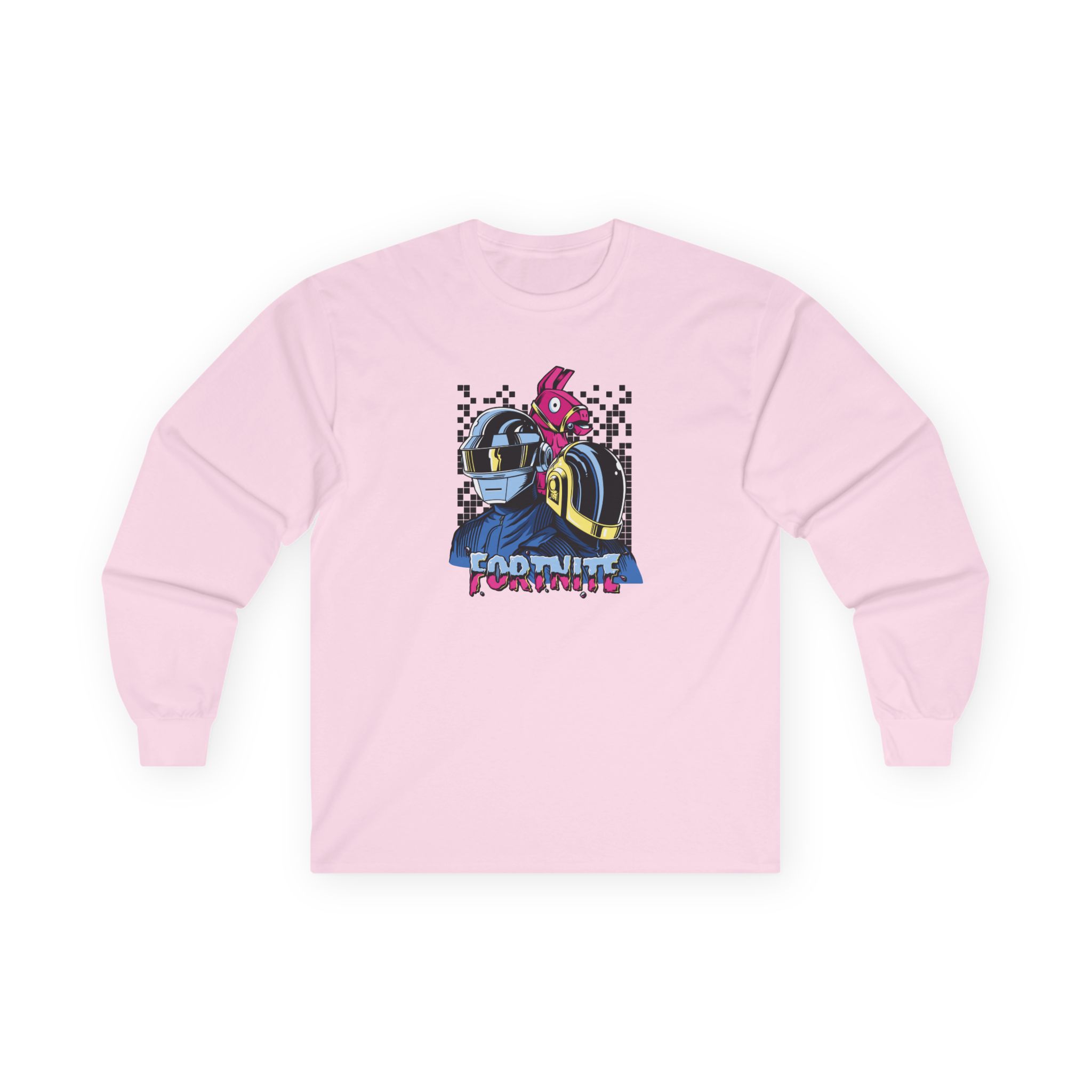 Daft Punk Fortnite X Daft Punk Long Unisex Ultra Cotton Long Sleeve Tee - Image 11