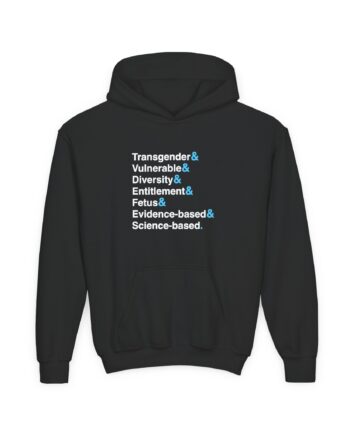 D L Youth Heavy Blend Hooded Sweatshirt