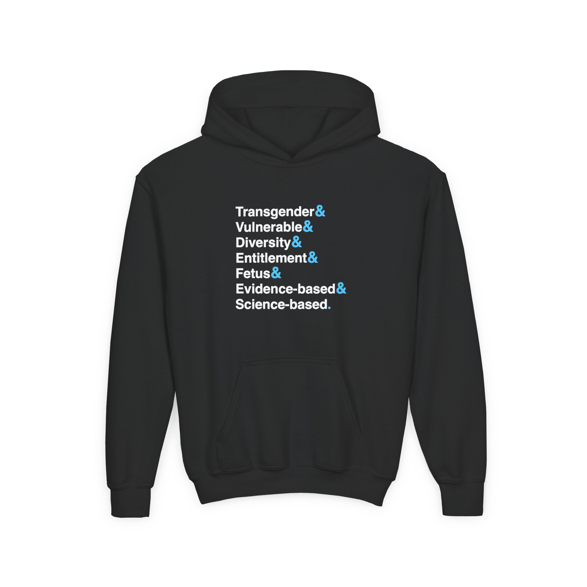 D L Youth Heavy Blend Hooded Sweatshirt