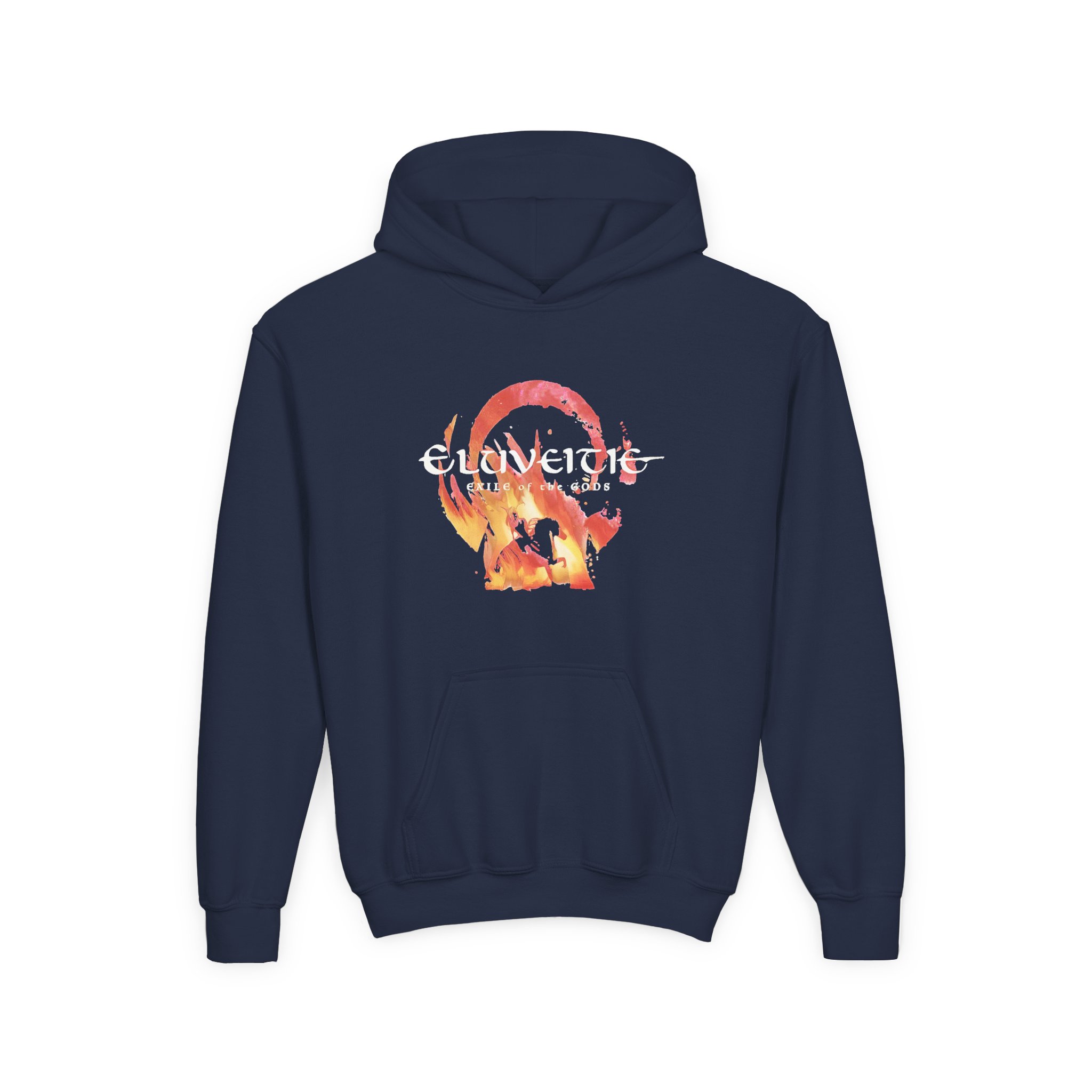 Eluveitie Exile Rider Youth Heavy Blend Hooded Sweatshirt - Image 5