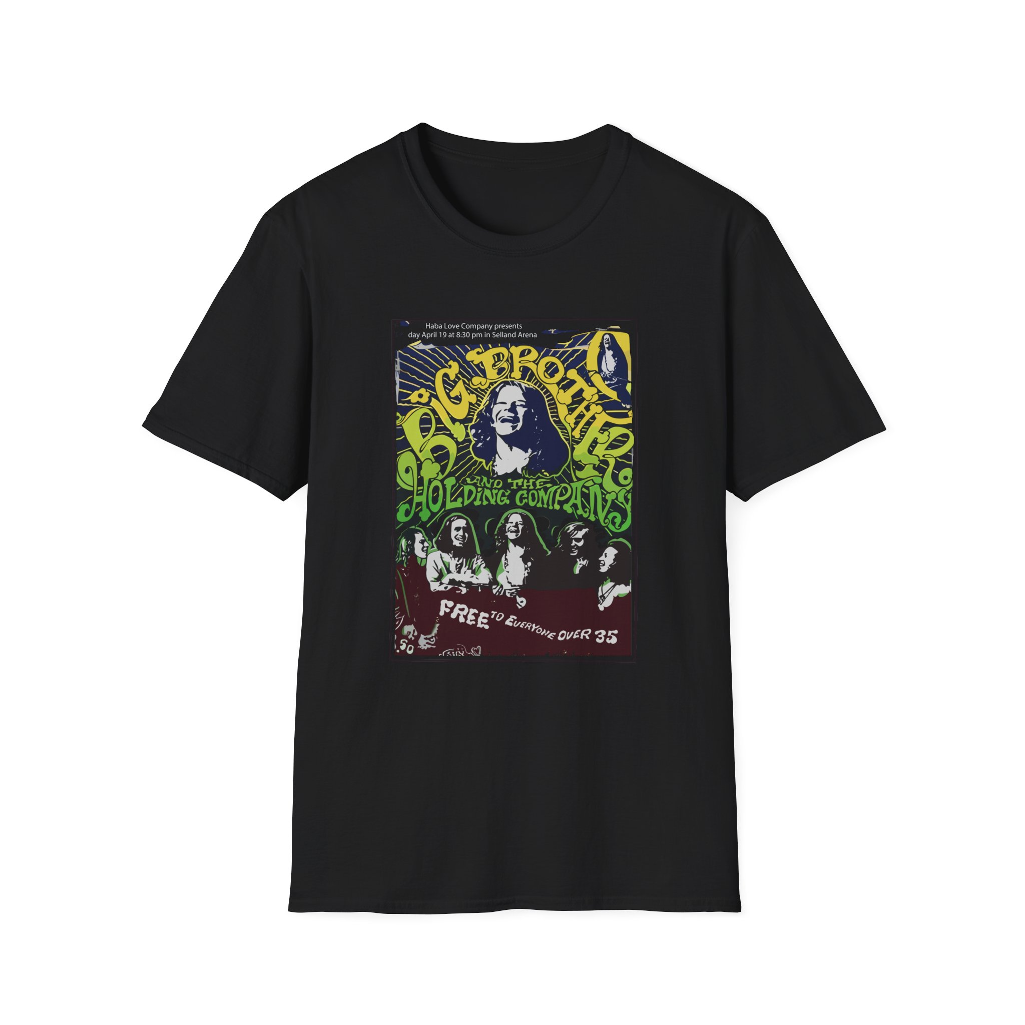 Janis Joplin Free to Everyone Unisex Softstyle T-Shirt