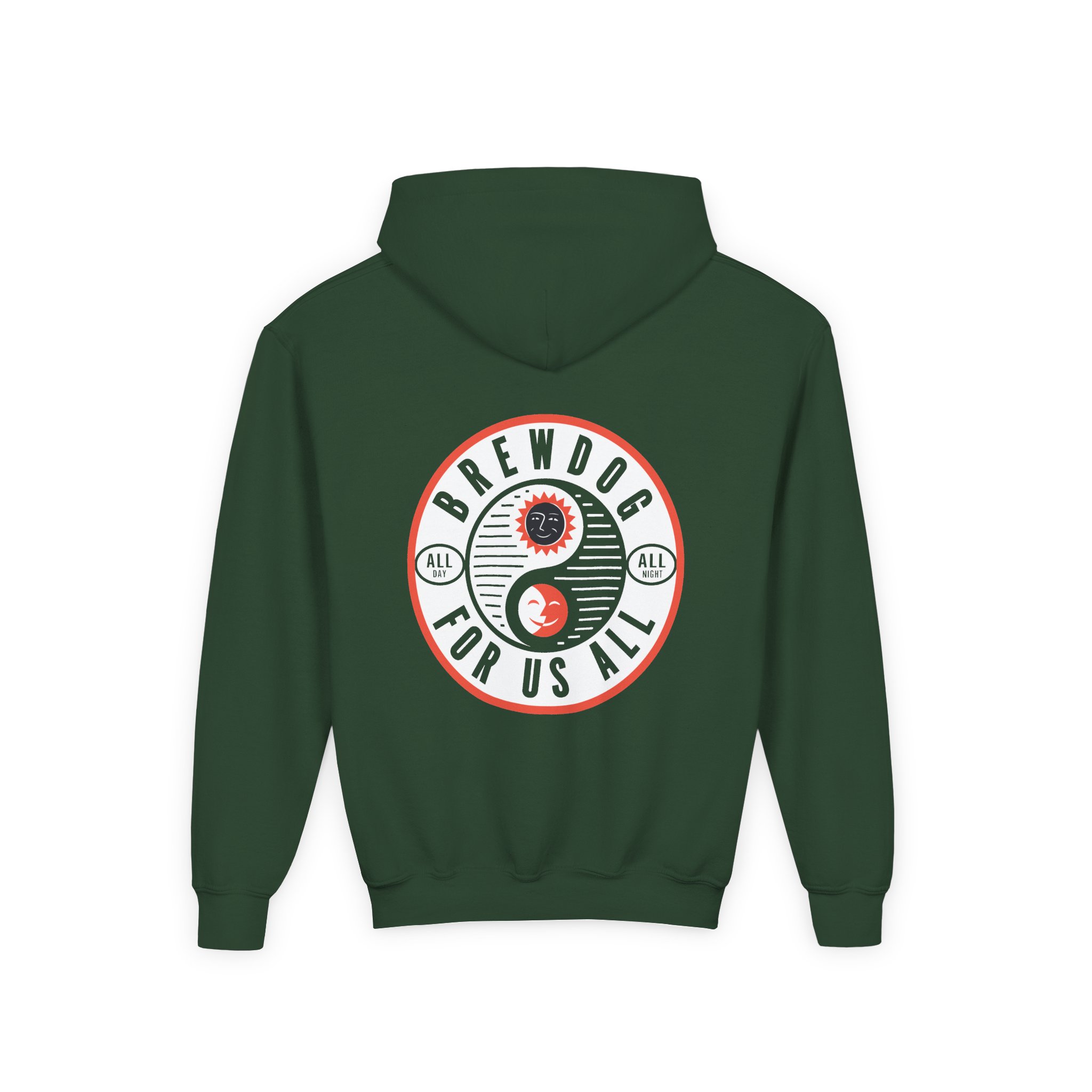 Brewdog All Day All Night Youth Heavy Blend Hooded Sweatshirt - Image 4