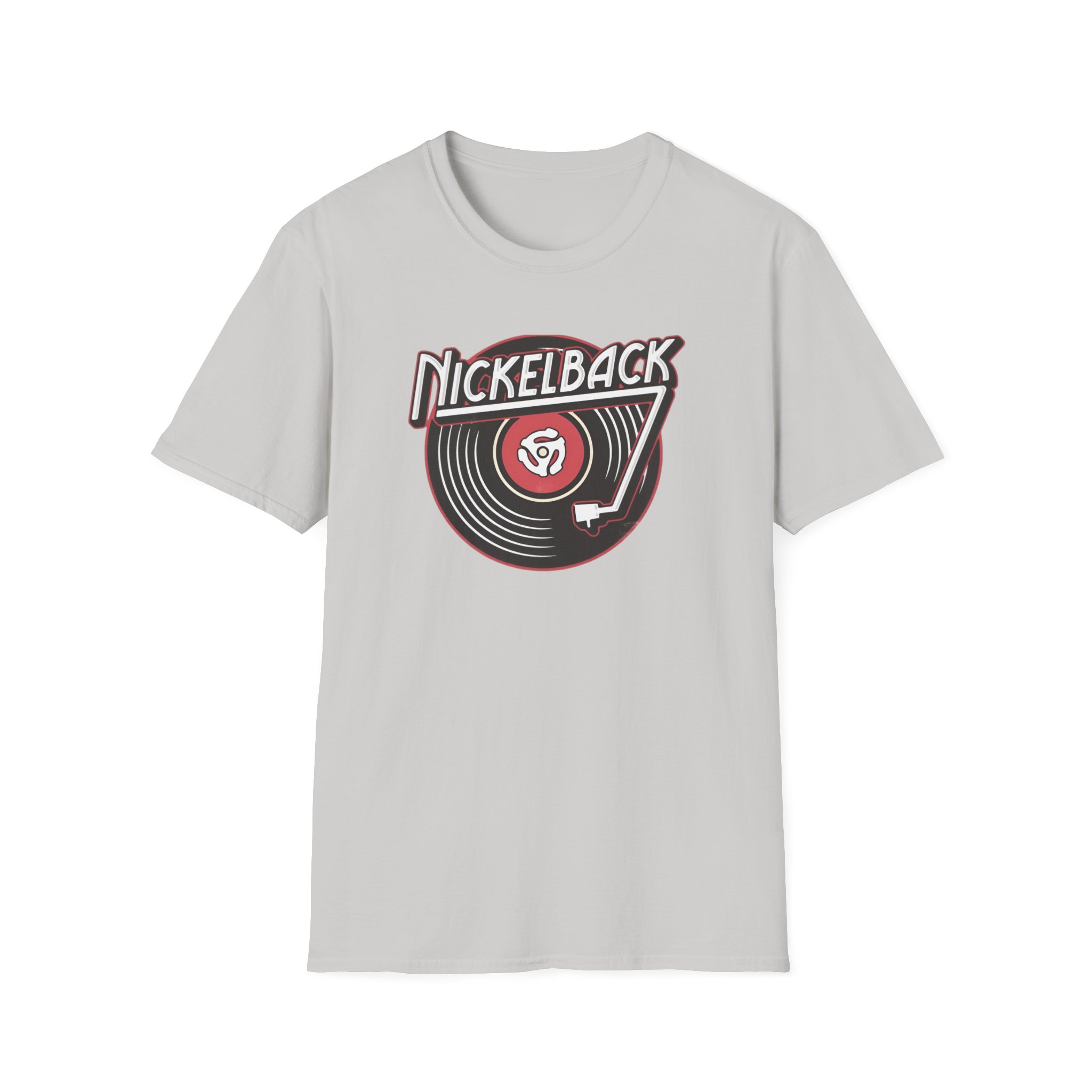 Nickelback Record Natural Ringer Unisex Softstyle T-Shirt - Image 5