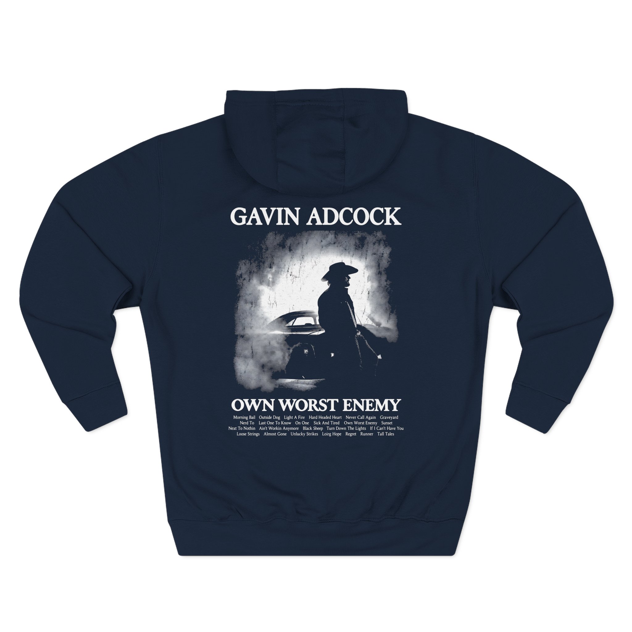 Gavin Adcock My Own Worst Enemy Three-Panel Fleece Hoodie - Image 8