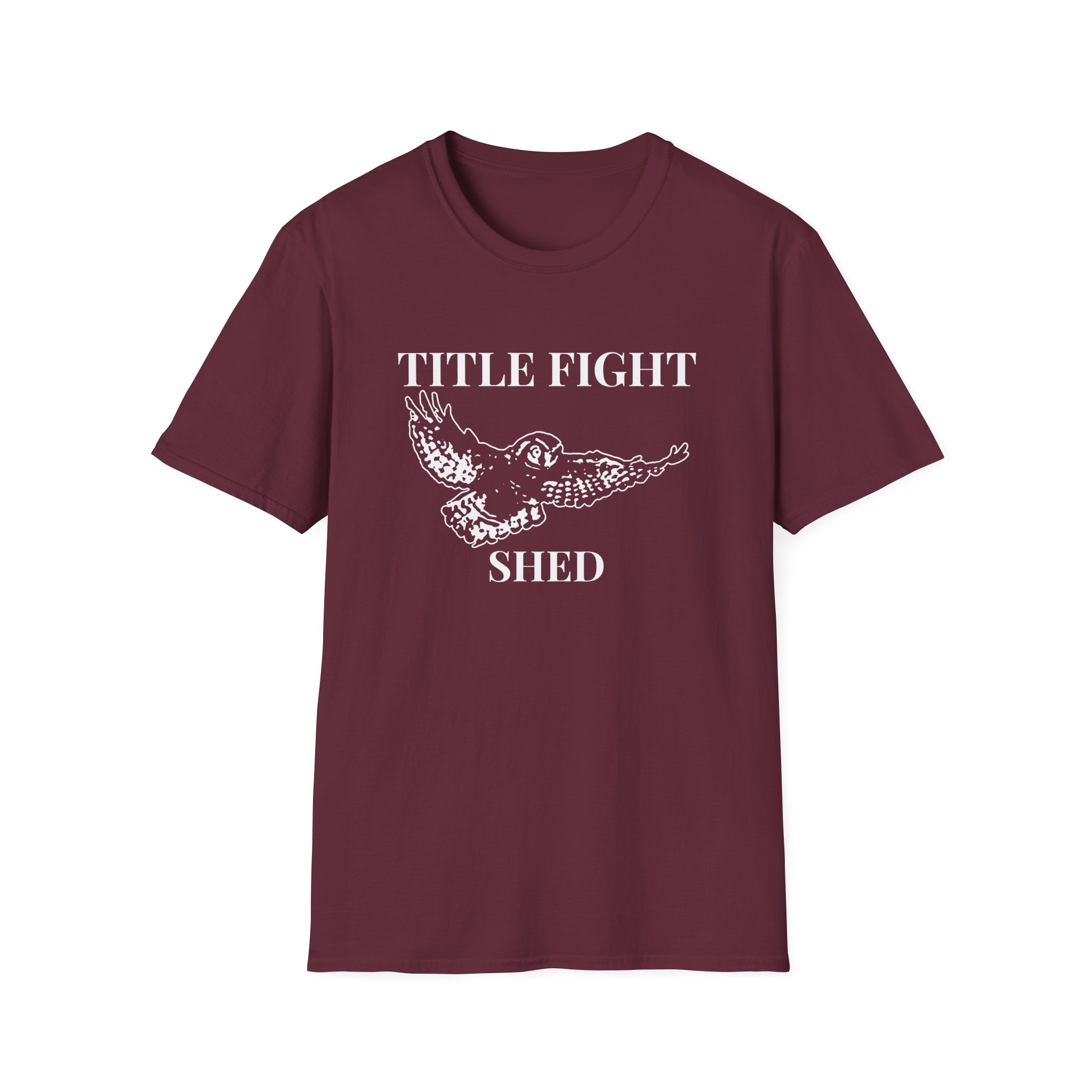 Cold Cuts Title Fight Shed Owl Unisex Softstyle T-Shirt - Image 3