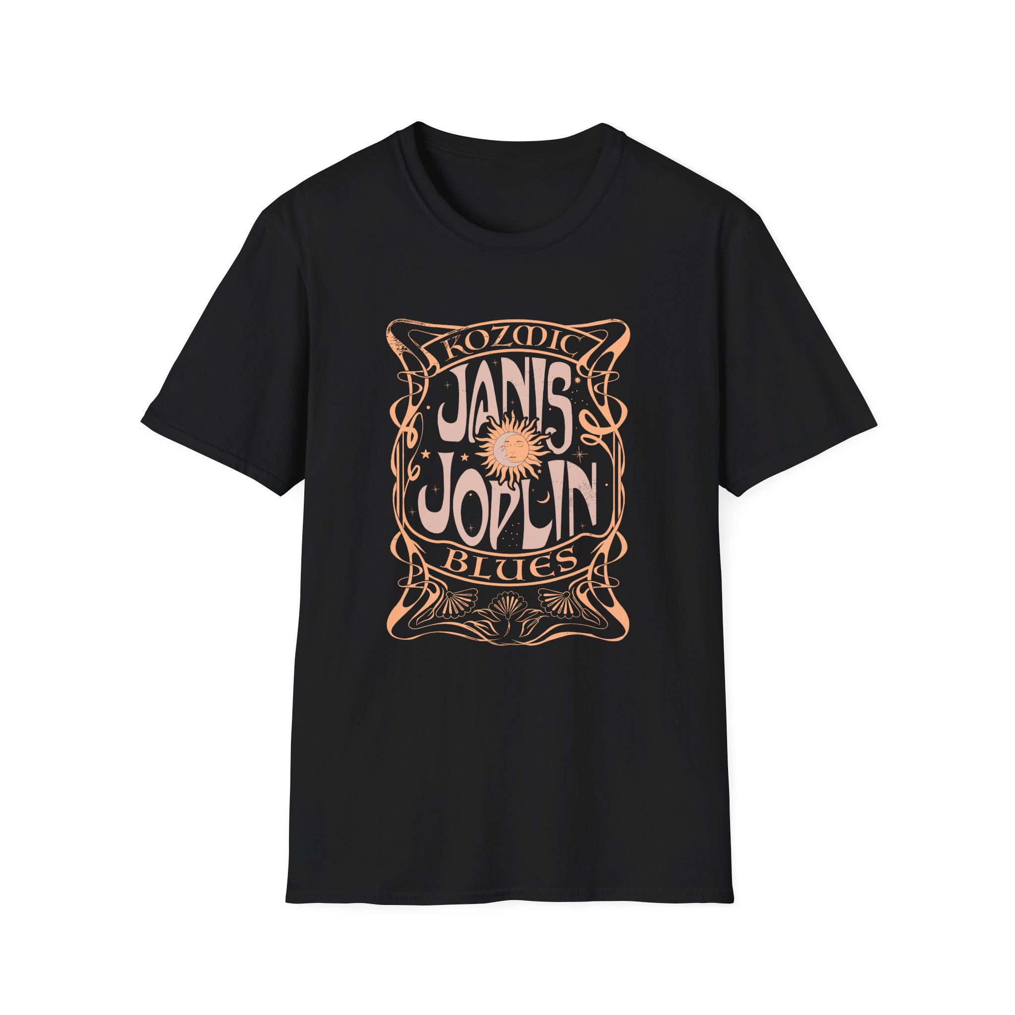 Janis Joplin Kozmic Unisex Softstyle T-shirt - Image 3