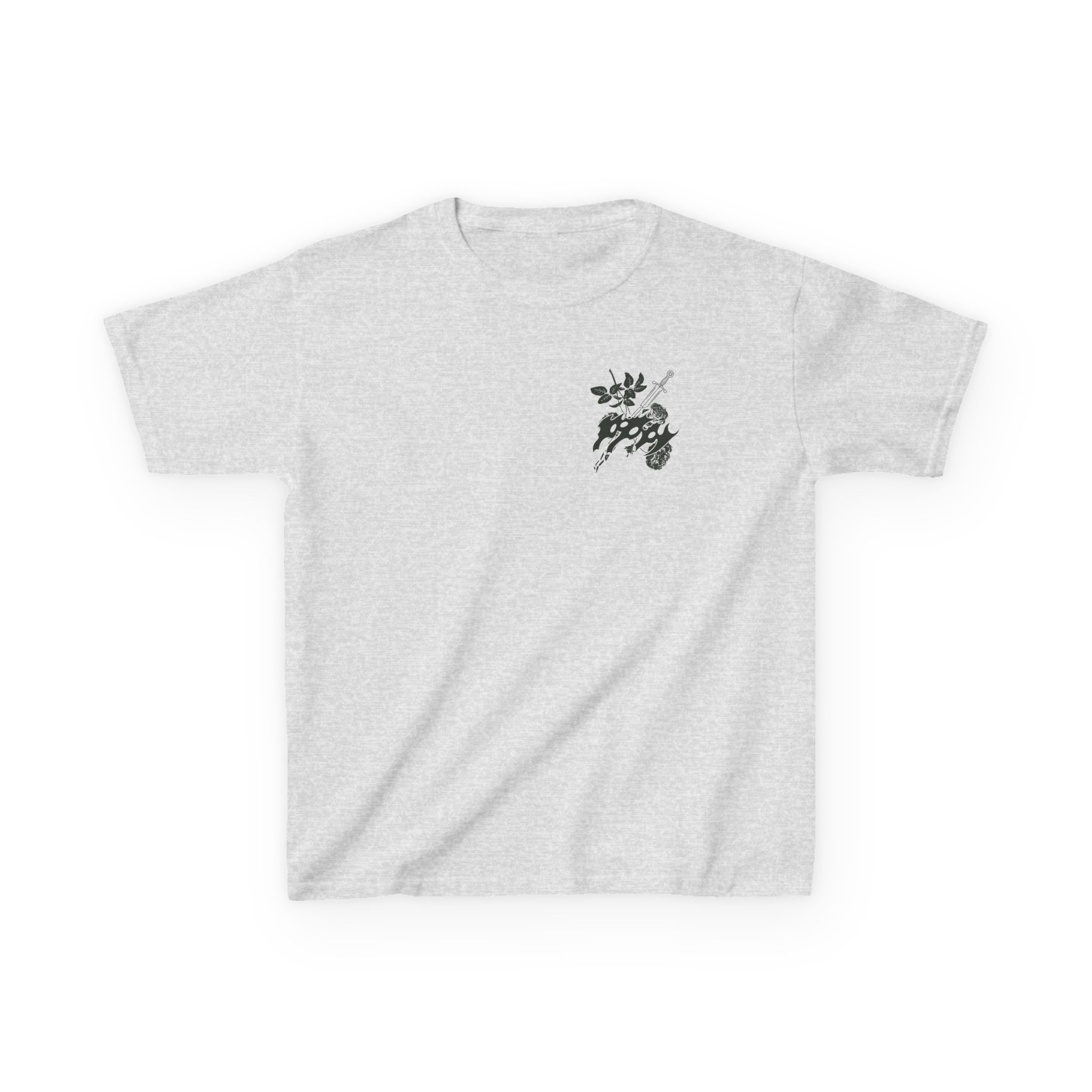 Kids Poppy Cost Of Giving Up Heavy Cotton™ Tee - Image 5
