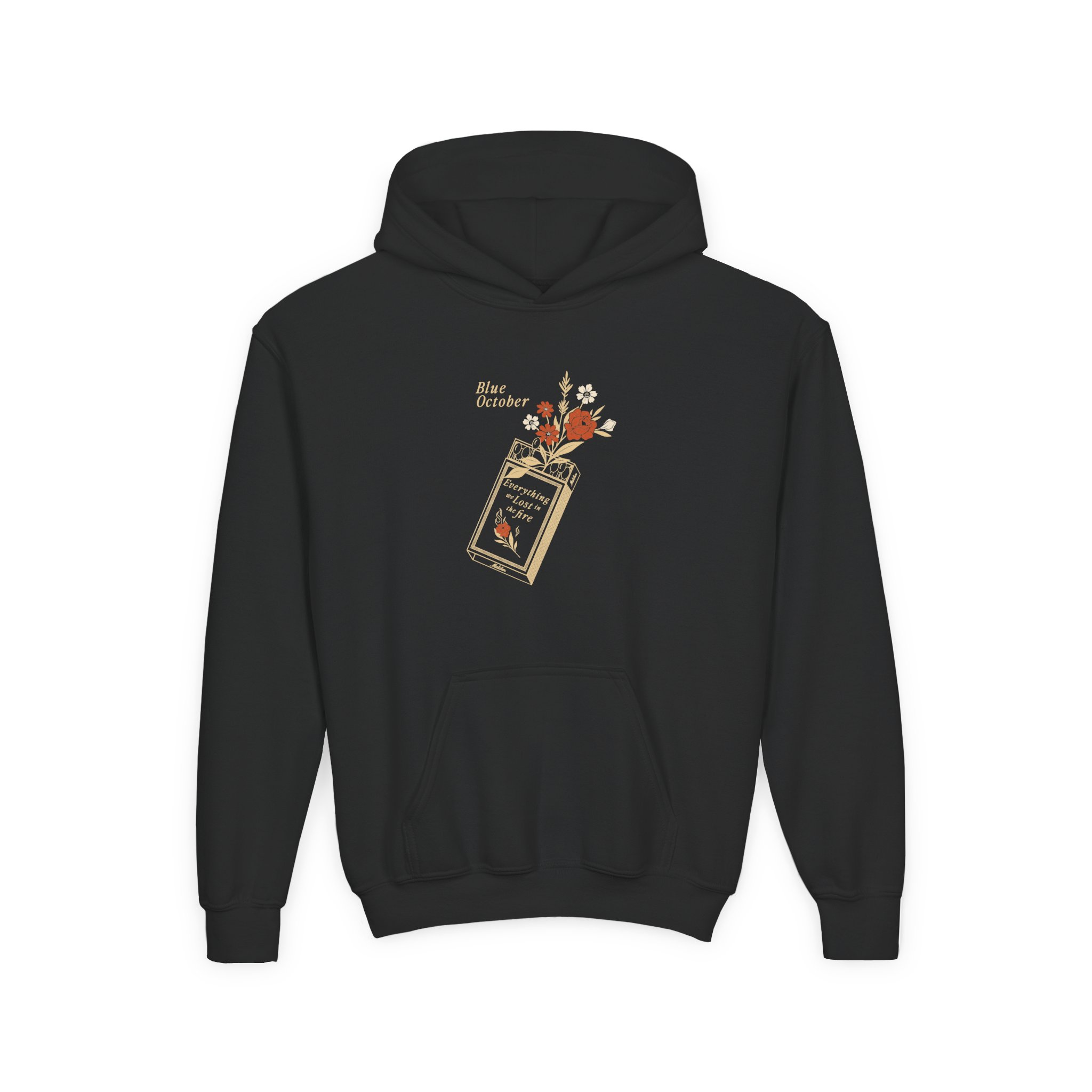 Blue October Everything We Lost in the Fire Youth Heavy Blend Hooded Sweatshirt