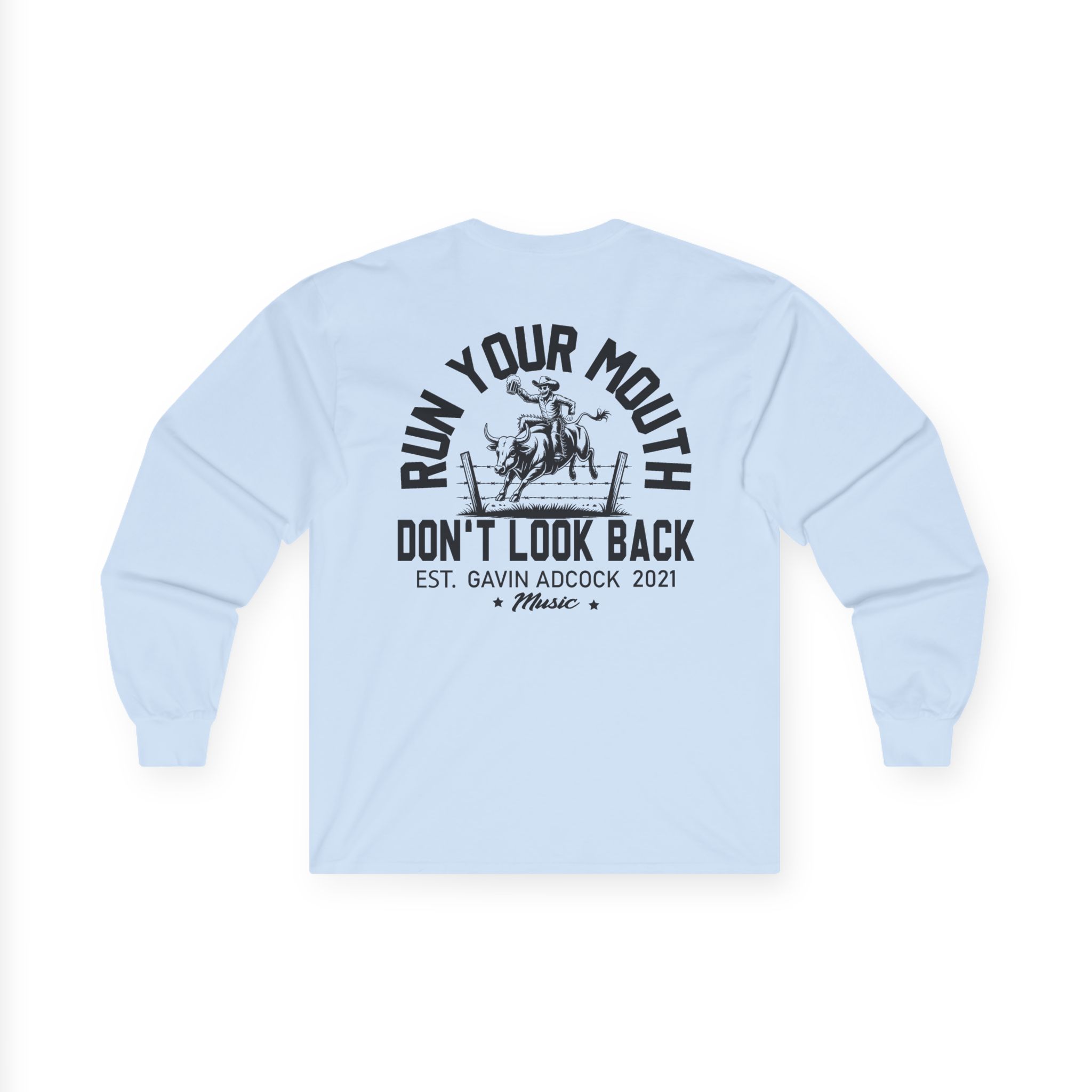 Gavin Adcock Run Your Mouth Unisex Ultra Cotton Long Sleeve Tee - Image 6