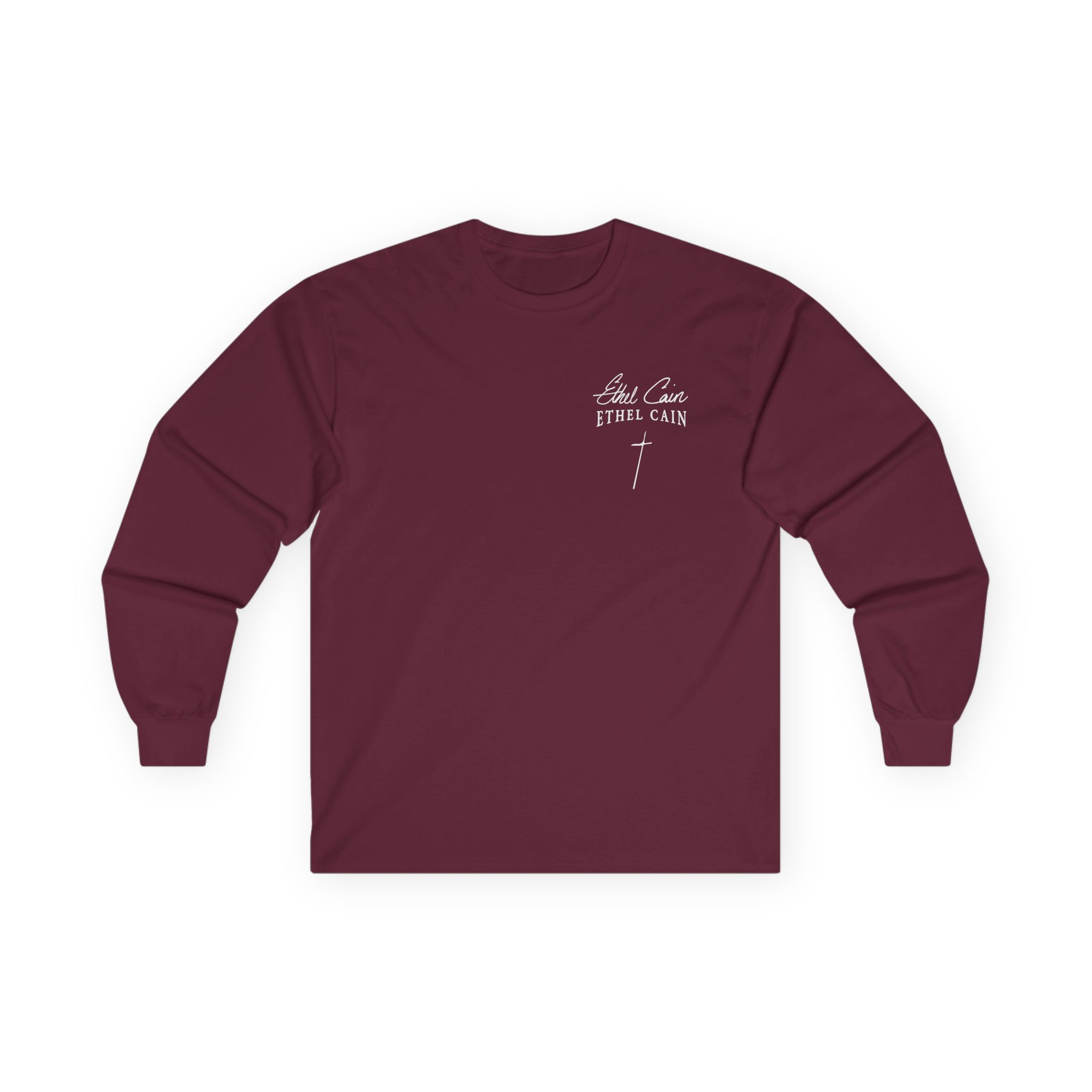 Ethel Cain Logo Unisex Ultra Cotton Long Sleeve Tee - Image 3