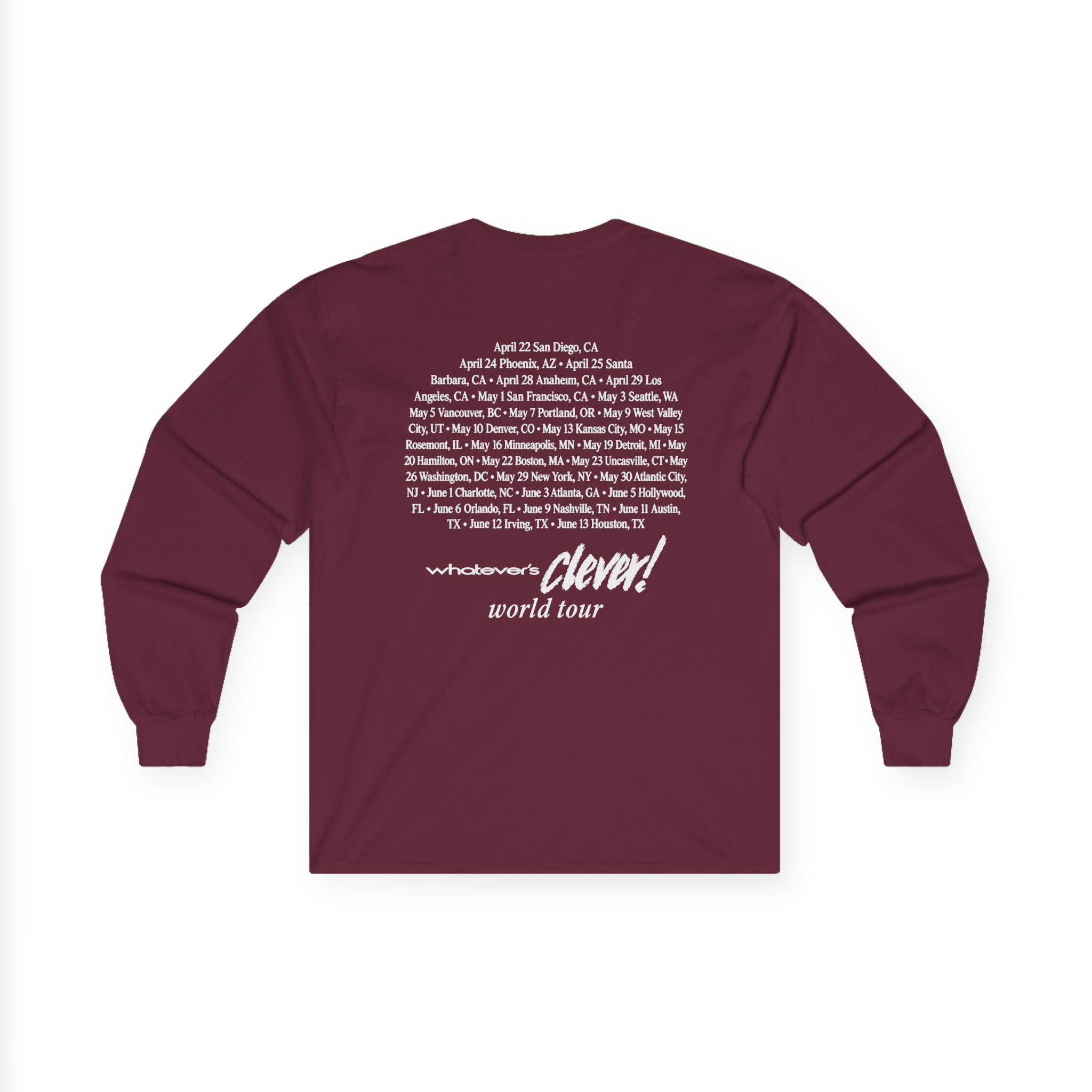 Charlie Puth Charlie Puth 2026 Tour Unisex Ultra Cotton Long Sleeve Tee - Image 4