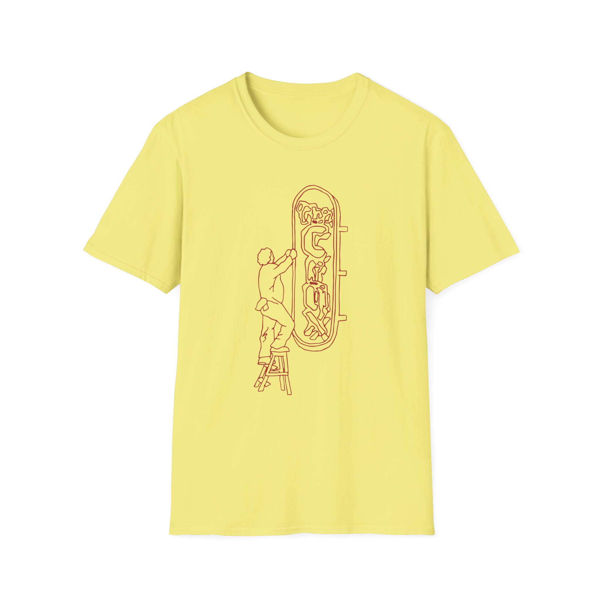 Djo The Crux Sign Ringer Unisex Softstyle T-Shirt - Image 11