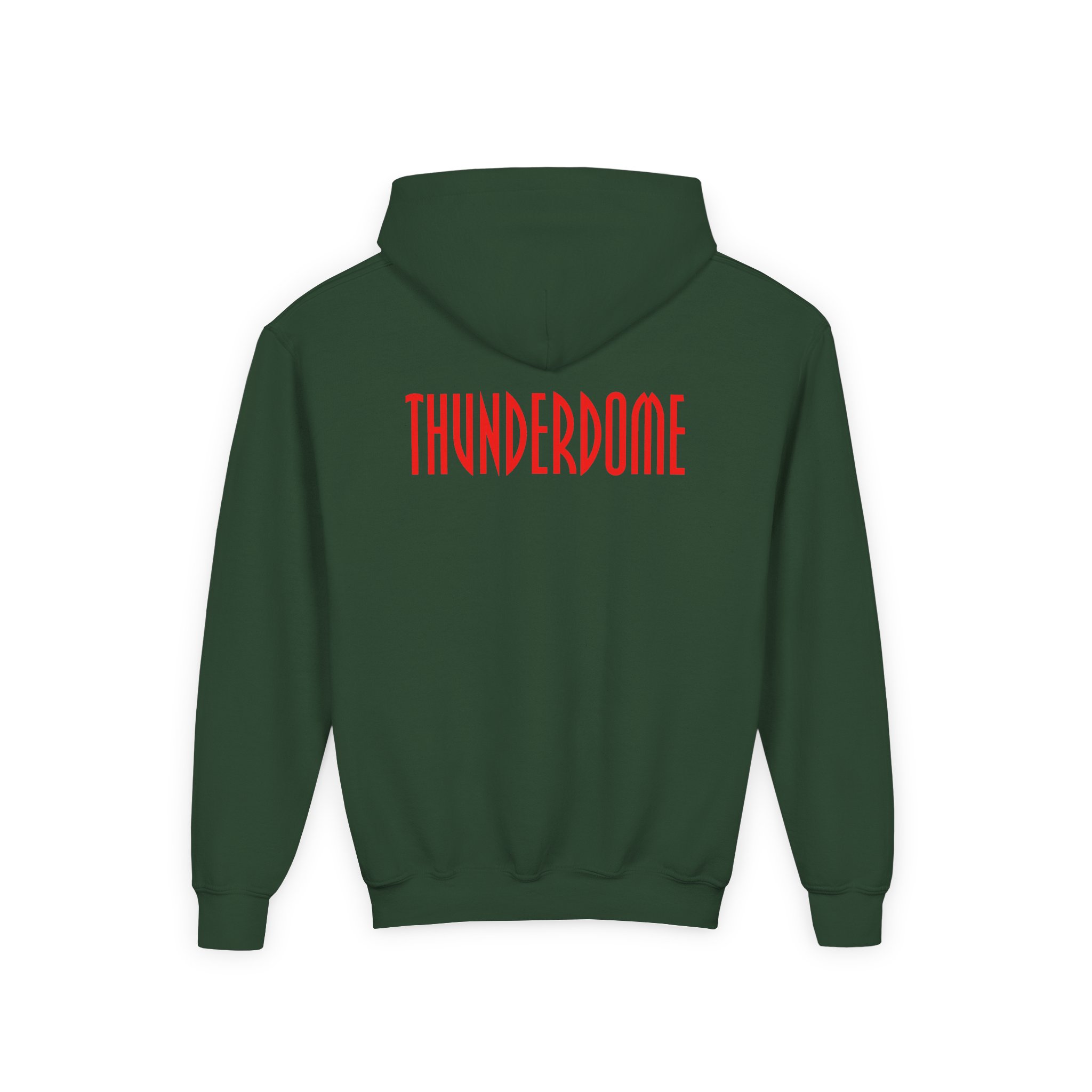 Thunderdome Logo Youth Heavy Blend Hooded Sweatshirt - Image 4