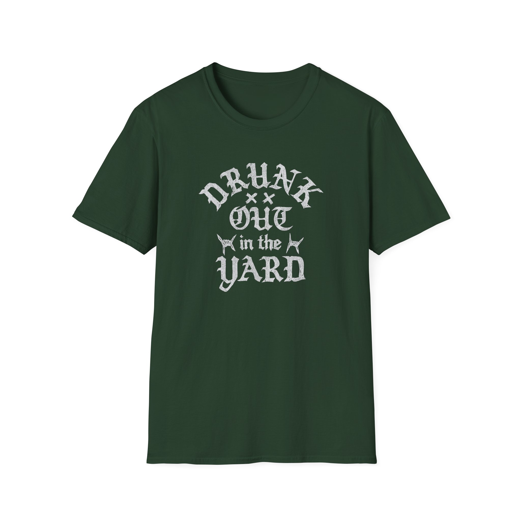 Hd Drunk Out in the Yard Unisex Softstyle T-Shirt - Image 9