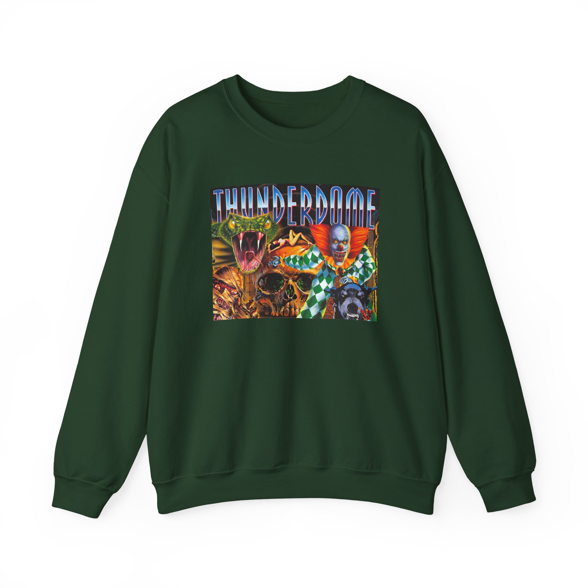 Thunderdome Hardcore Will Never Die Unisex Heavy Blend™ Crewneck Sweatshirt - Image 5