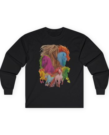 Dropout Dimension 20 The Seven Magic Horse Unisex Ultra Cotton Long Sleeve Tee