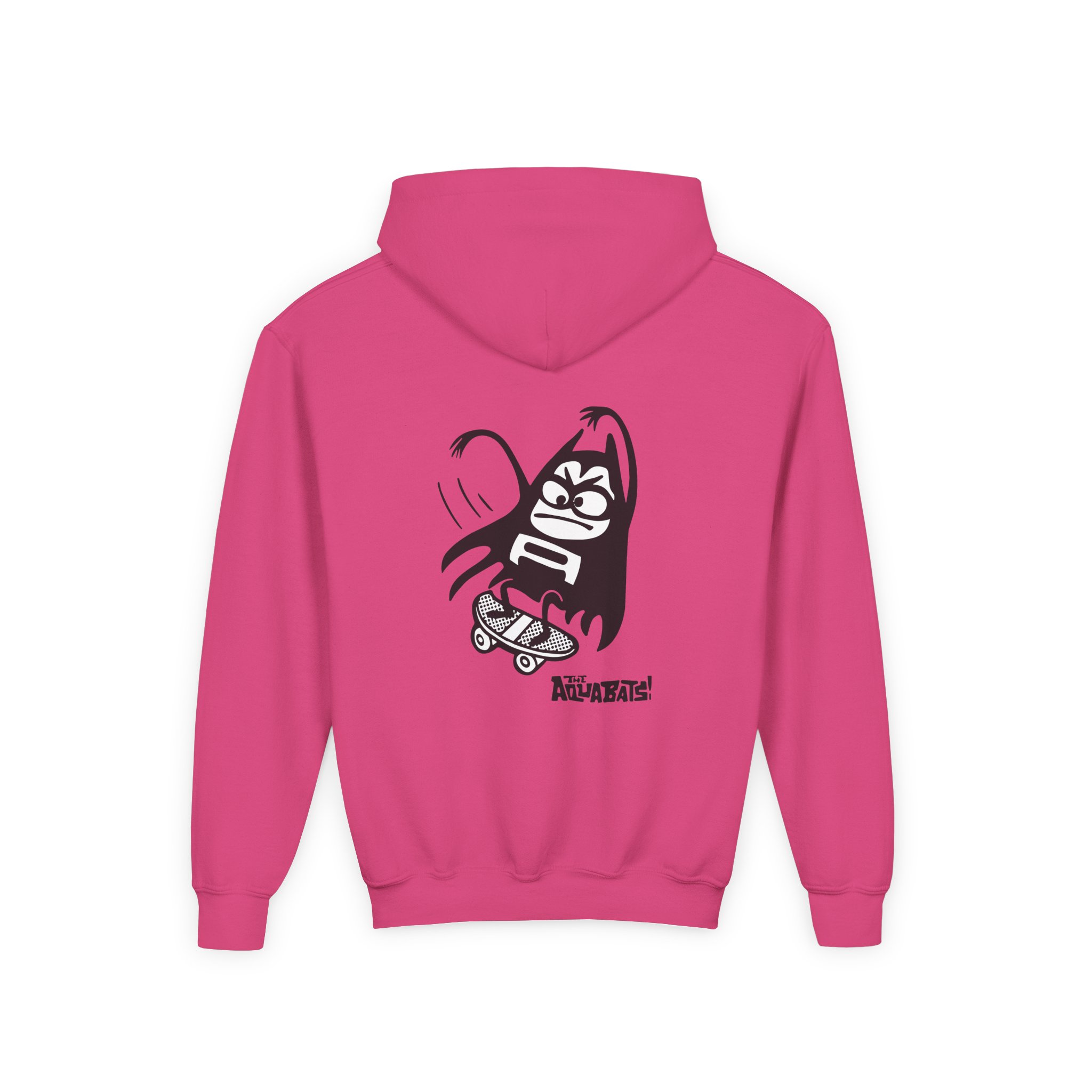 The Aquabats Lil Bat Skateboard Youth Heavy Blend Hooded Sweatshirt - Image 10