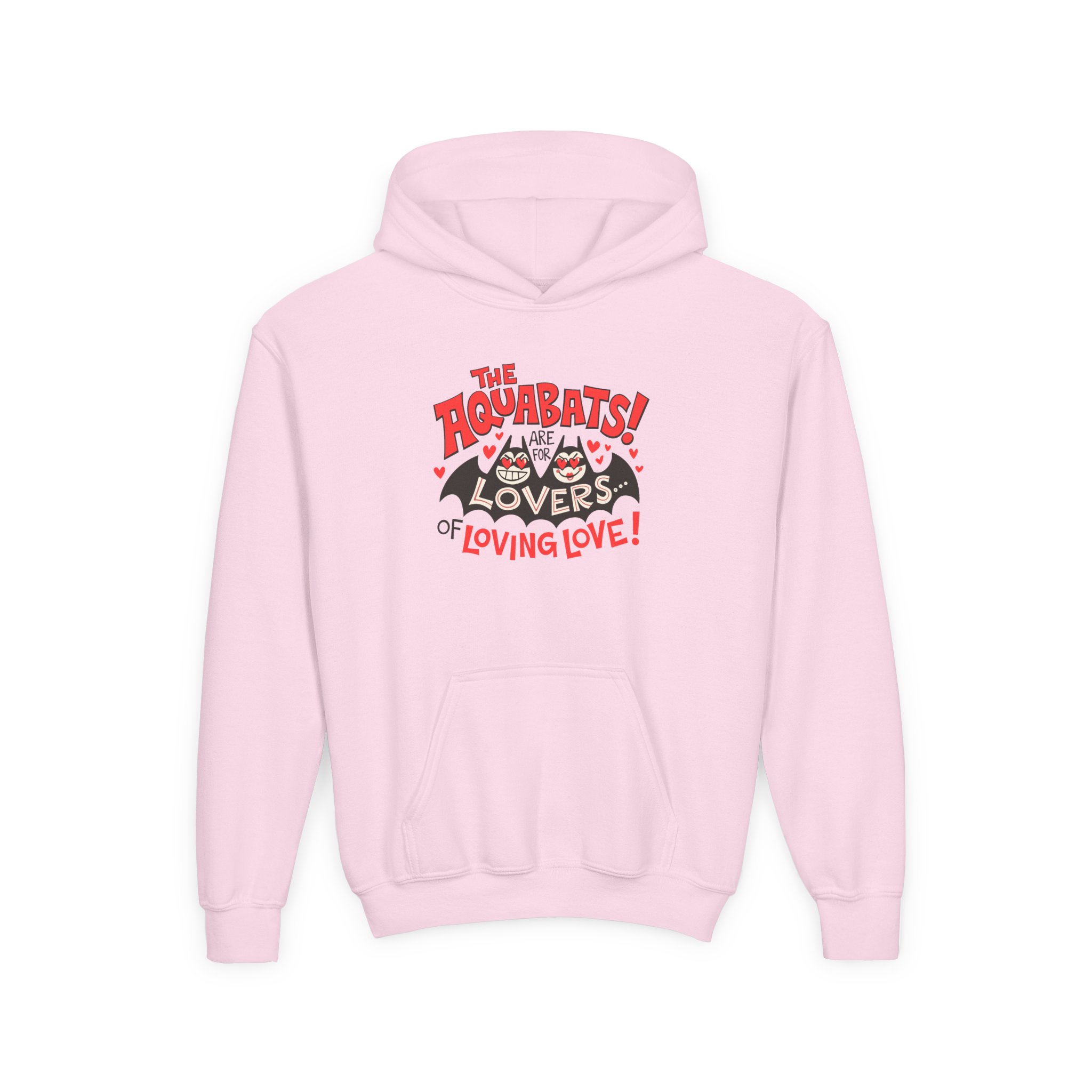 The Aquabats Are for Lovers...of Loving Love! Youth Heavy Blend Hooded Sweatshirt - Image 5