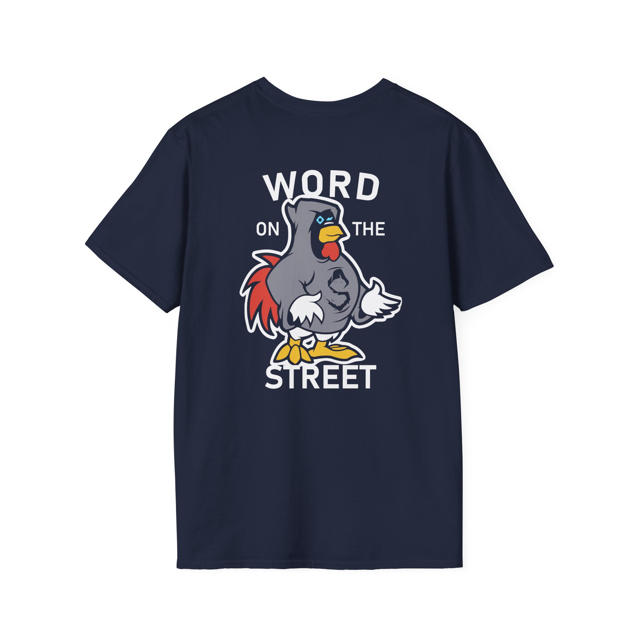 Shroud Chicken Word On The Street Unisex Softstyle T-Shirt - Image 16