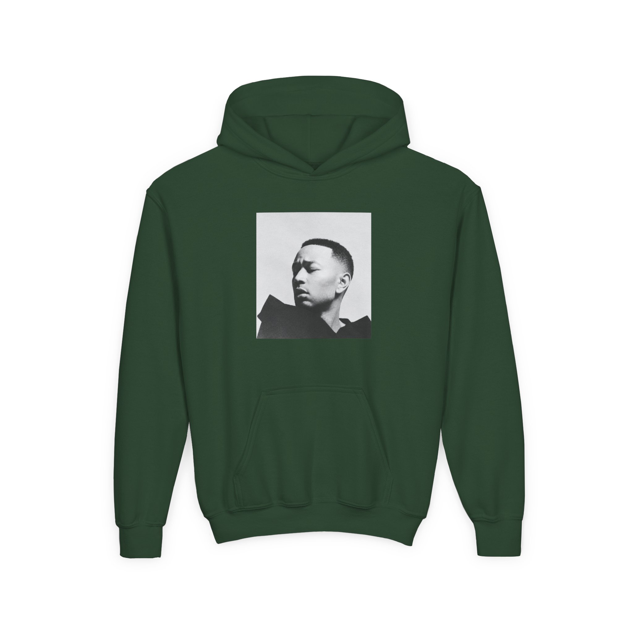 John Legend Darkness Lyrics Youth Heavy Blend Hooded Sweatshirt - Image 11