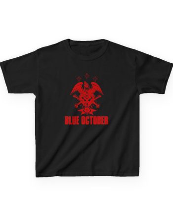 Blue October Heart Eagle Splatter Kids Heavy Cotton™ Tee