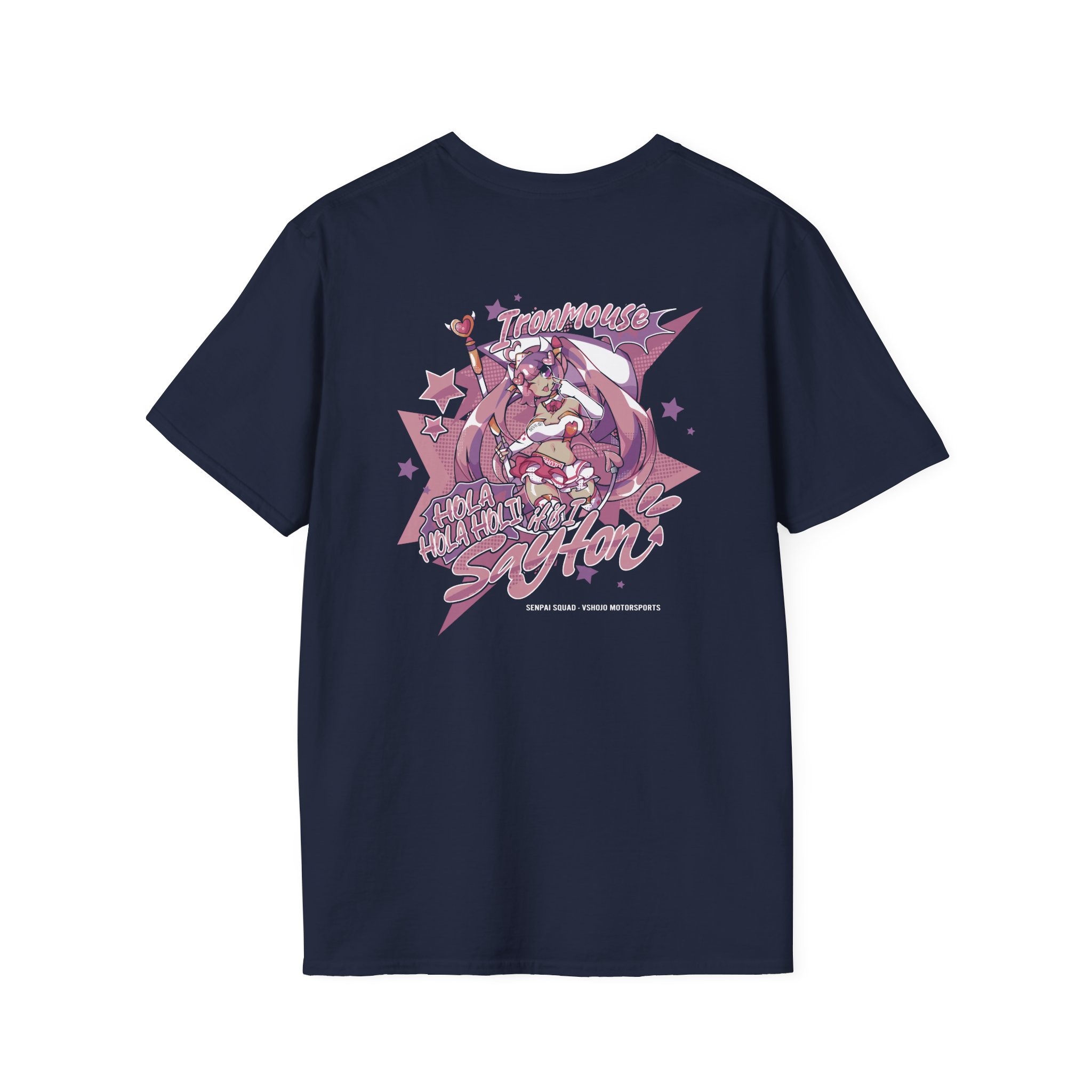 Ironmouse V2 Vshojo X Senpai Squad Unisex Softstyle T-shirt - Image 12