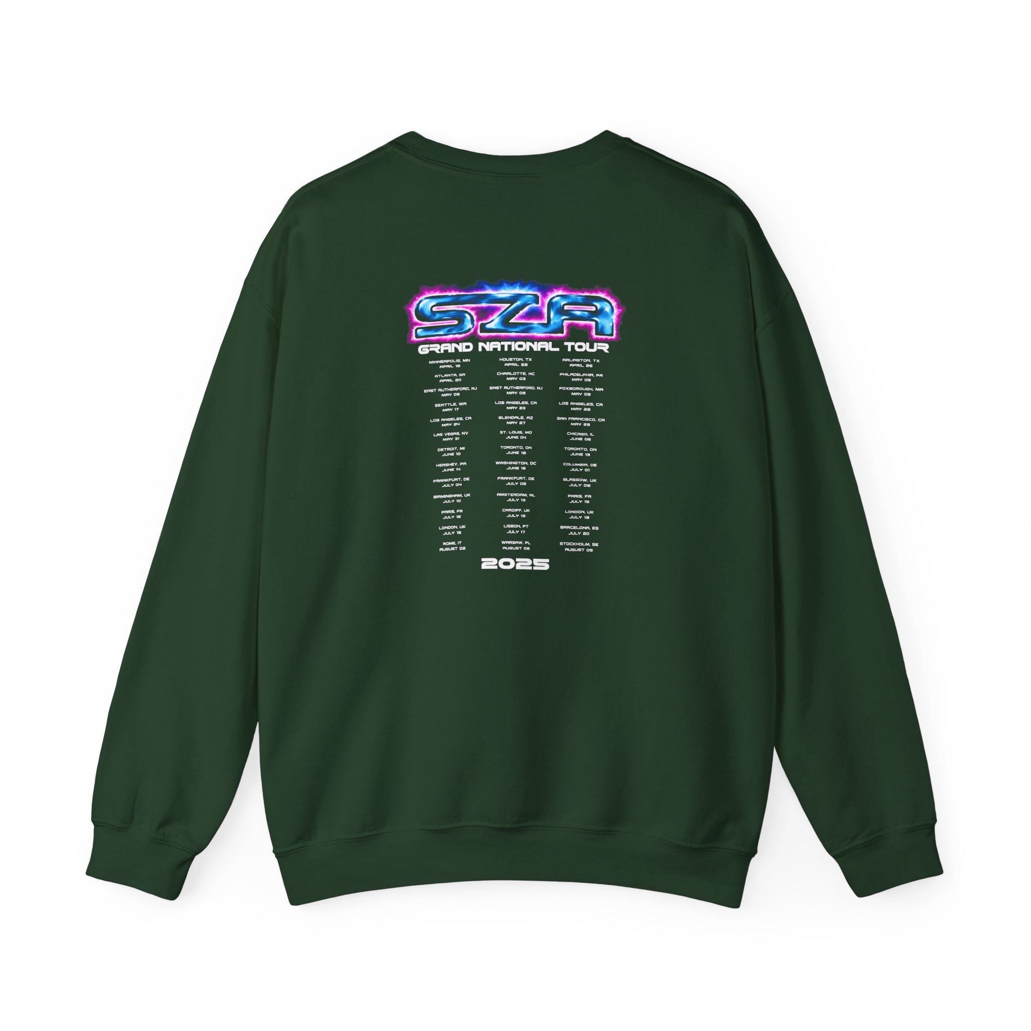 Sza Sos Butterfly Grand National Tour Unisex Heavy Blend™ Crewneck Sweatshirt - Image 10