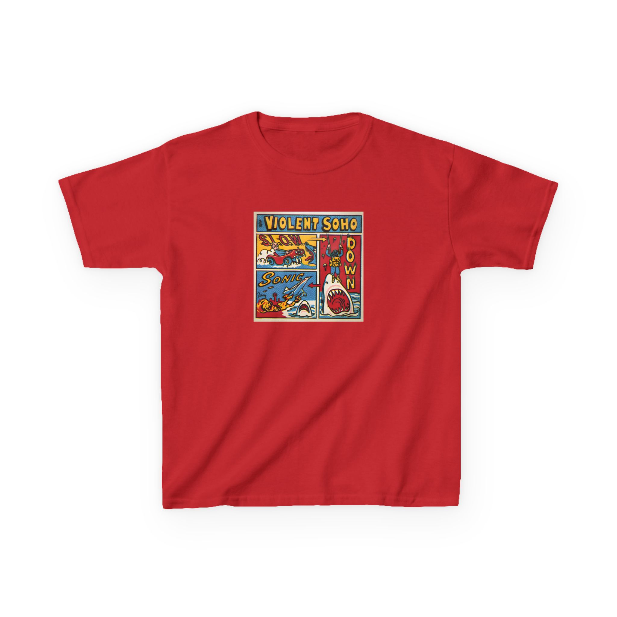 Violent Soho Slow Down Sonic Kids Heavy Cotton™ Tee - Image 29