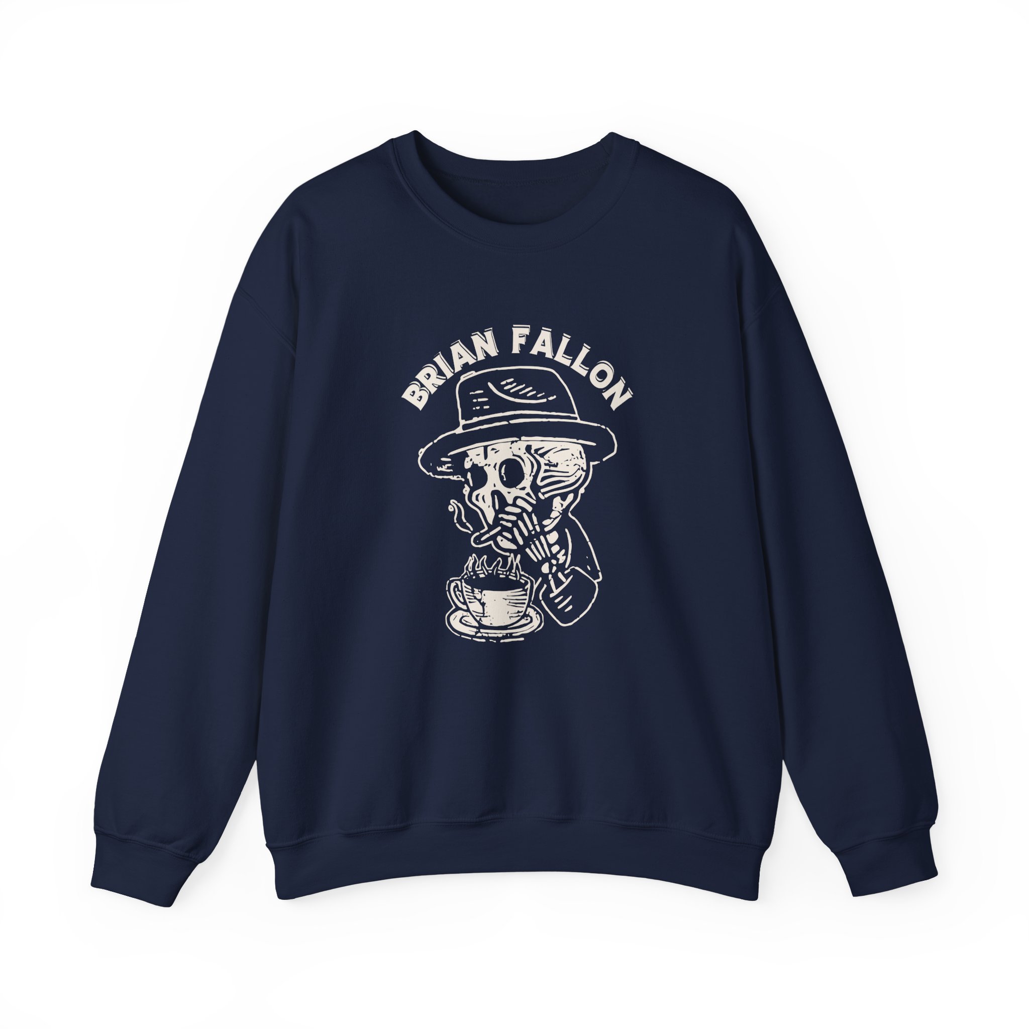 Brian Fallon Smoking Skeleton Unisex Heavy Blend™ Crewneck Sweatshirt - Image 13