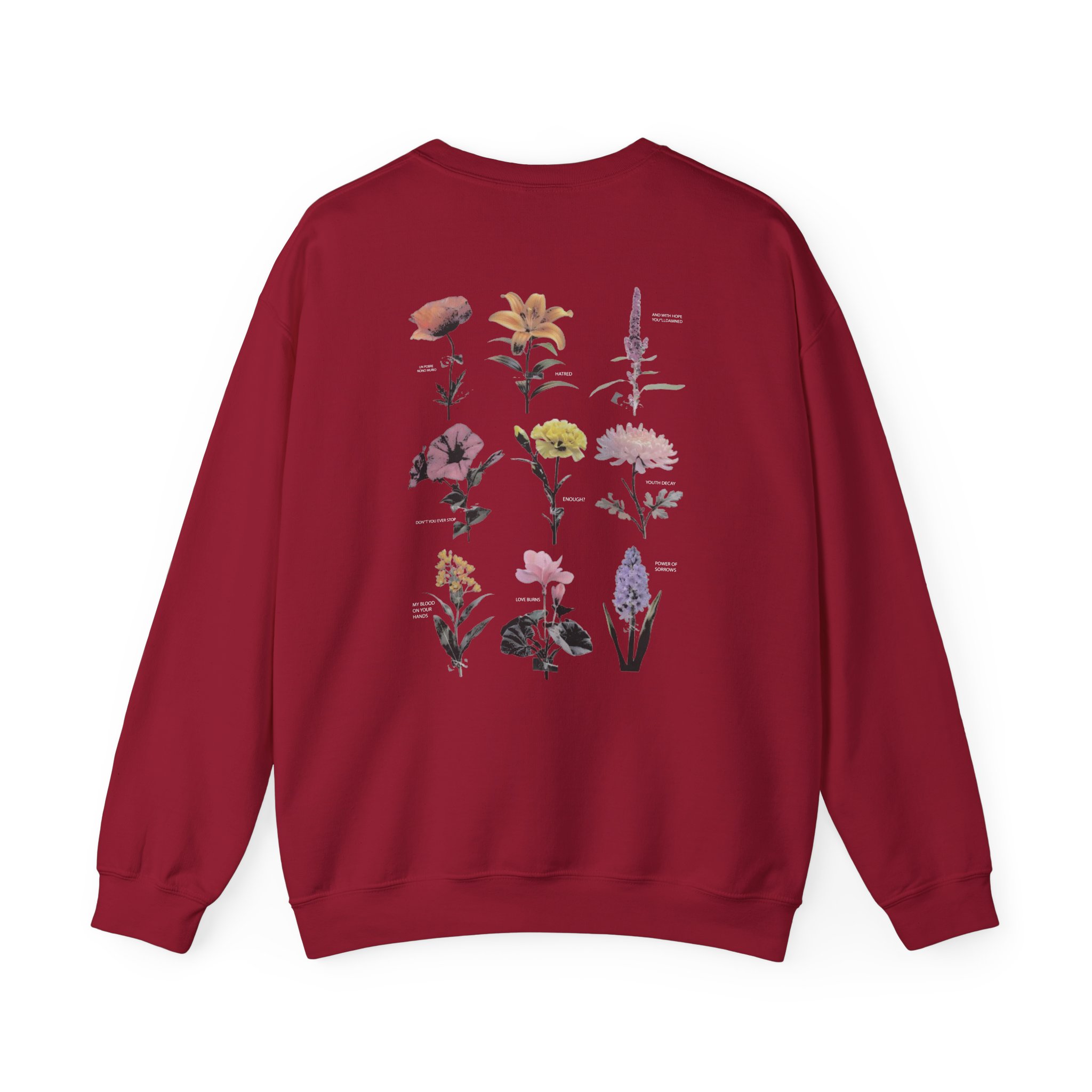 Paleface Swiss Hidden Flowers Unisex Heavy Blend™ Crewneck Sweatshirt - Image 20