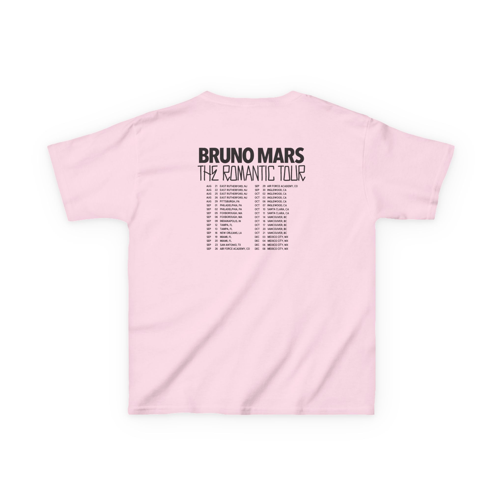 Kids Bruno Mars the Romantic Tour Heavy Cotton™ Tee - Image 12