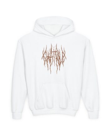 Chat Pile Logo Youth Heavy Blend Hooded Sweatshirt
