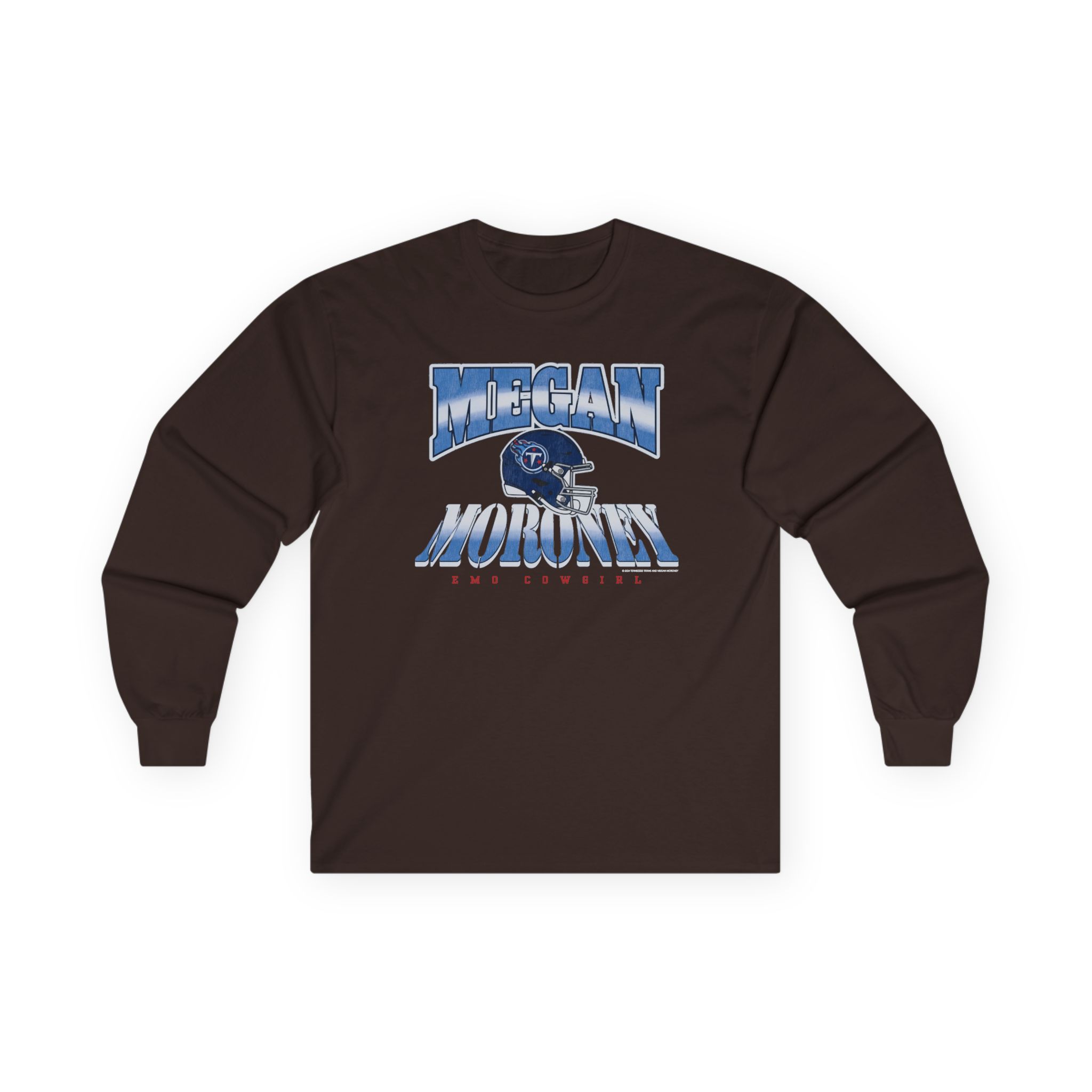 Megan Moroney Titans Helmet Unisex Ultra Cotton Long Sleeve Tee - Image 3