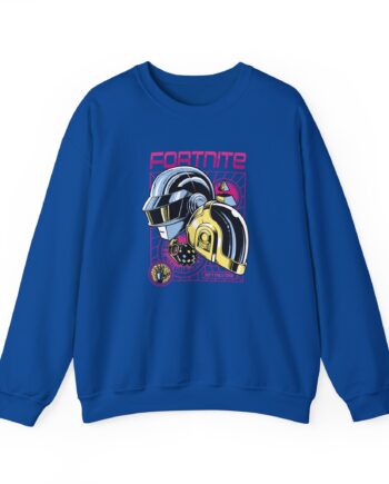 Daft Punk Fortnite X Daft Punk Unisex Heavy Blend™ Crewneck Sweatshirt