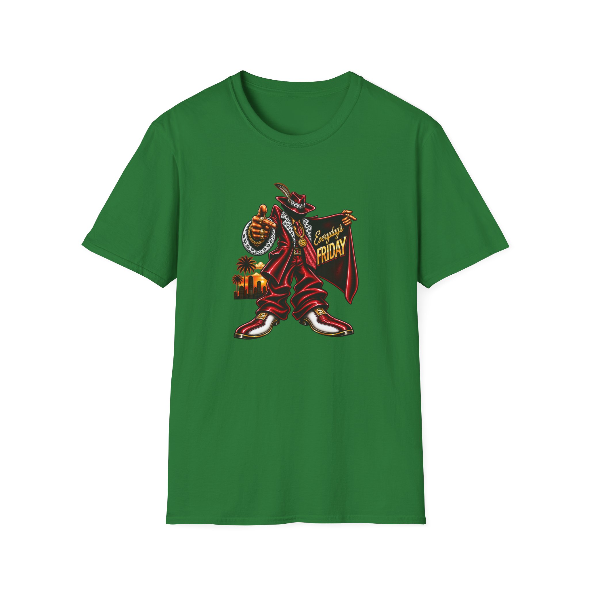 Ice Cube Pimp Unisex Softstyle T-Shirt - Image 7