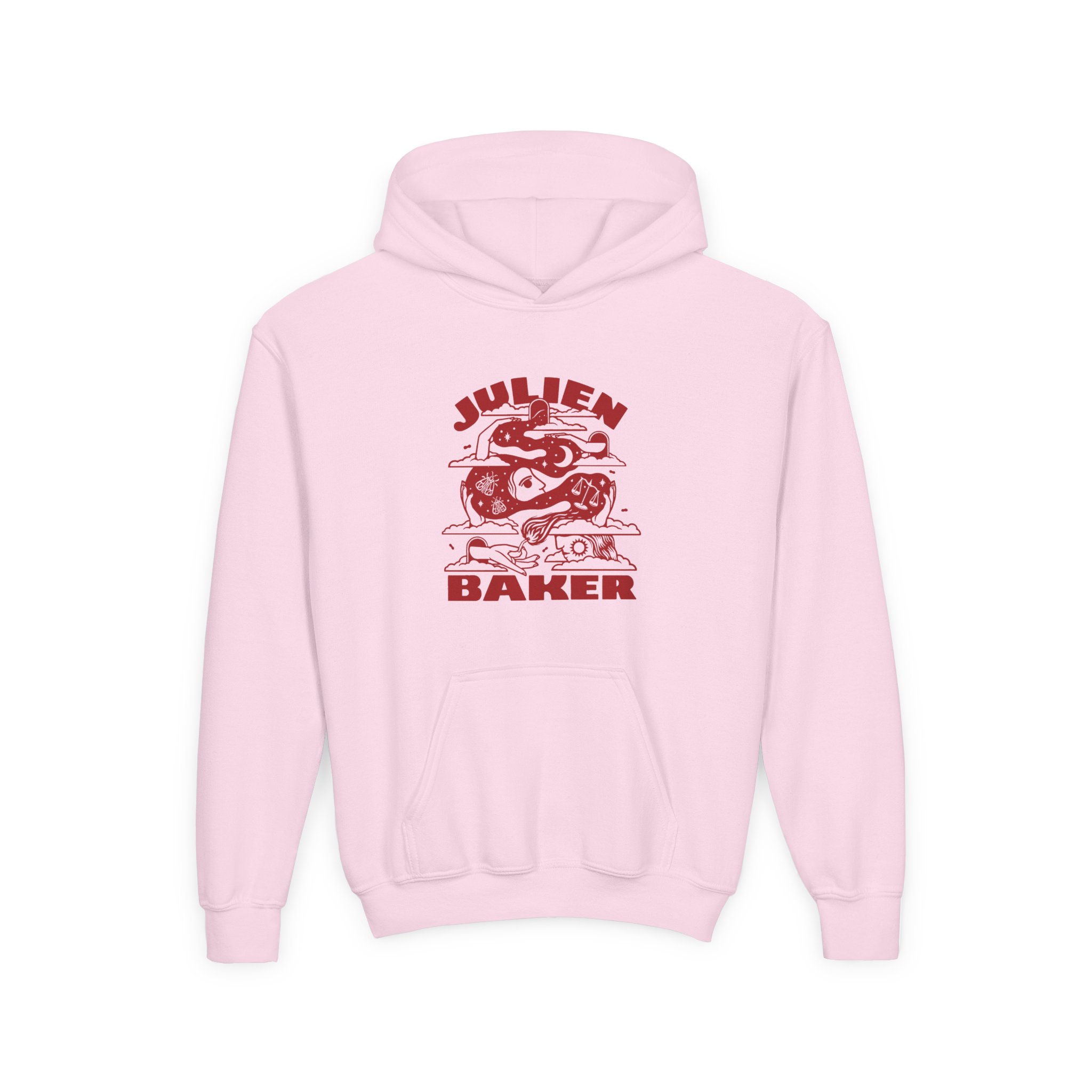 Julien Baker Cloudhead Youth Heavy Blend Hooded Sweatshirt - Image 7
