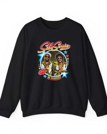 Bruno Mars Silk Sonic in Concert Unisex Heavy Blend™ Crewneck Sweatshirt