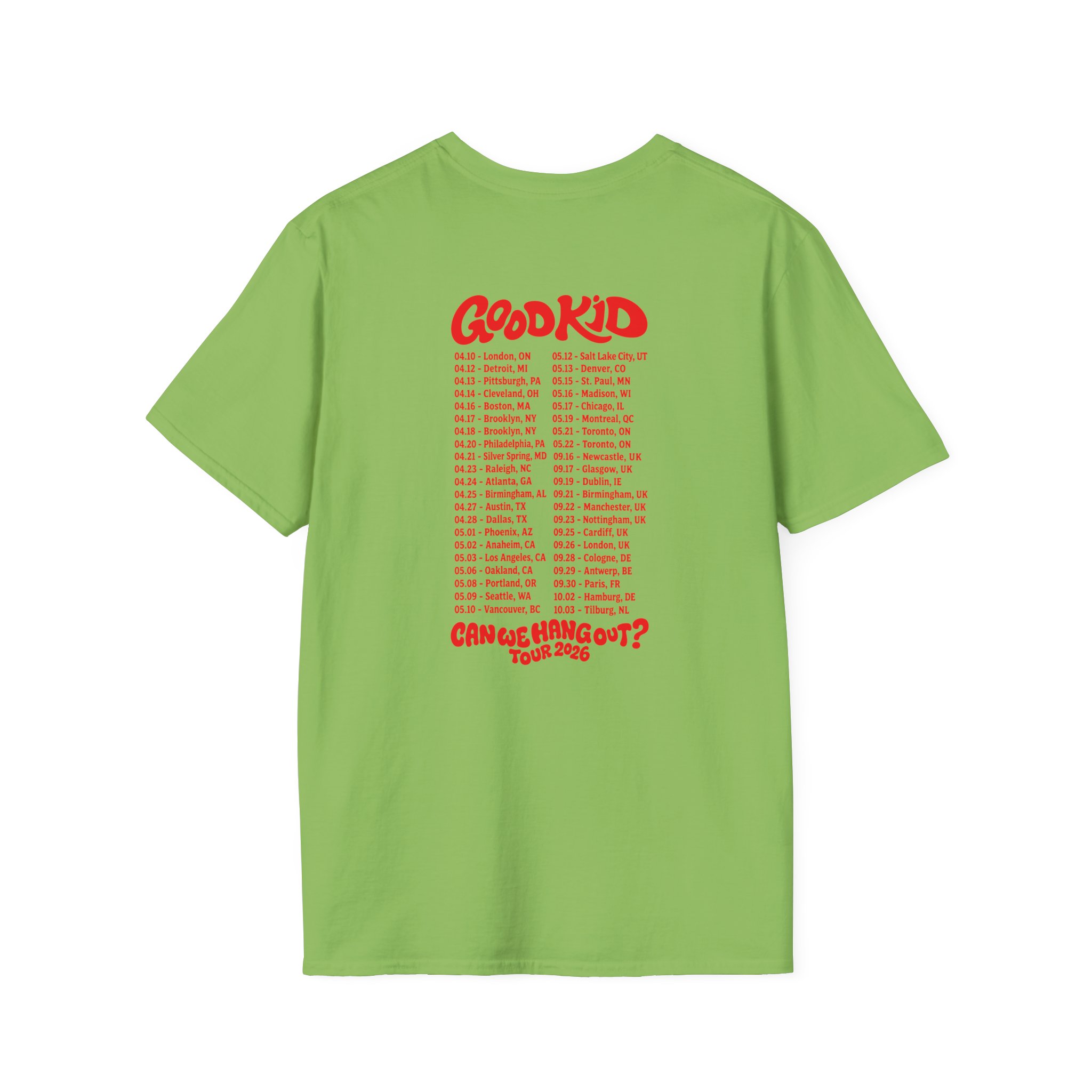 Good Kid Can We Hang Out Unisex Softstyle T-Shirt - Image 16