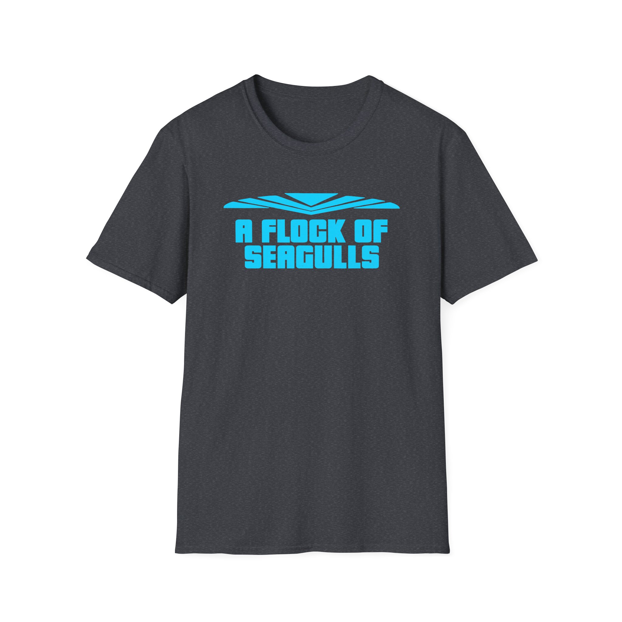 A Flock of Seagulls Logo Unisex Softstyle T-Shirt - Image 19