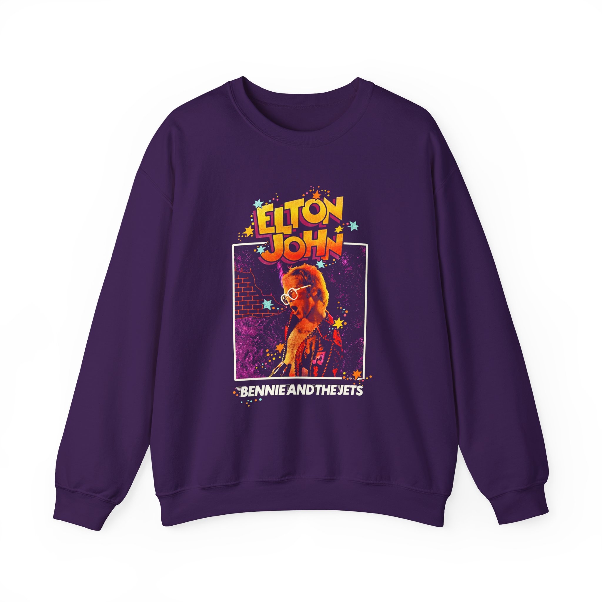 Ej Farewell Bennie and the Jets Retro Unisex Heavy Blend™ Crewneck Sweatshirt - Image 11