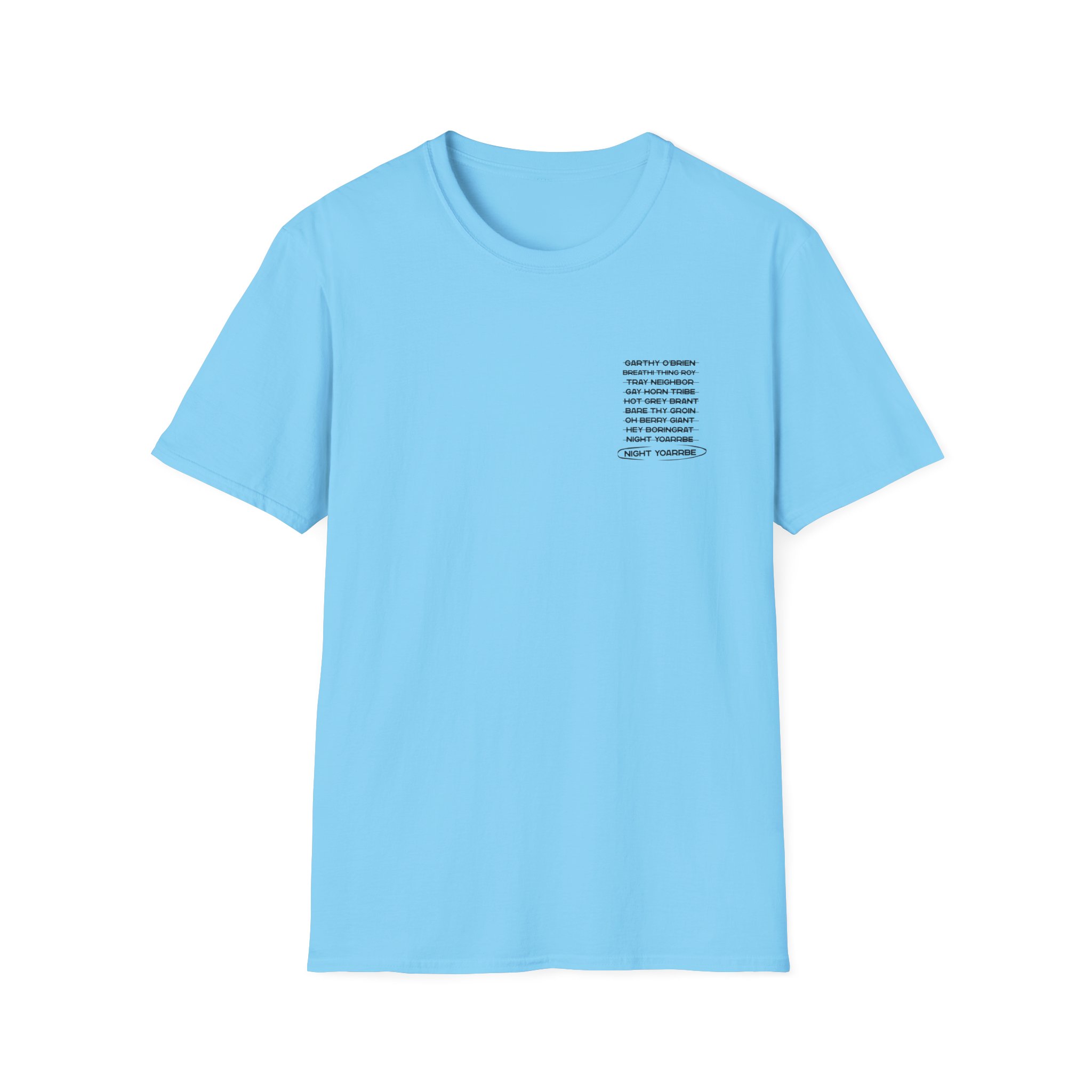 Dropout Night Yorb Anagram Unisex Softstyle T-Shirt - Image 17
