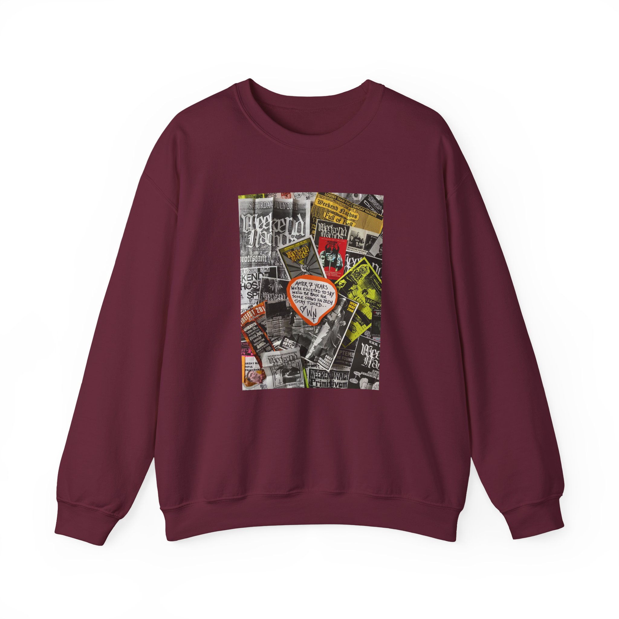 Weekend Nachos Unisex Heavy Blend™ Crewneck Sweatshirt - Image 3